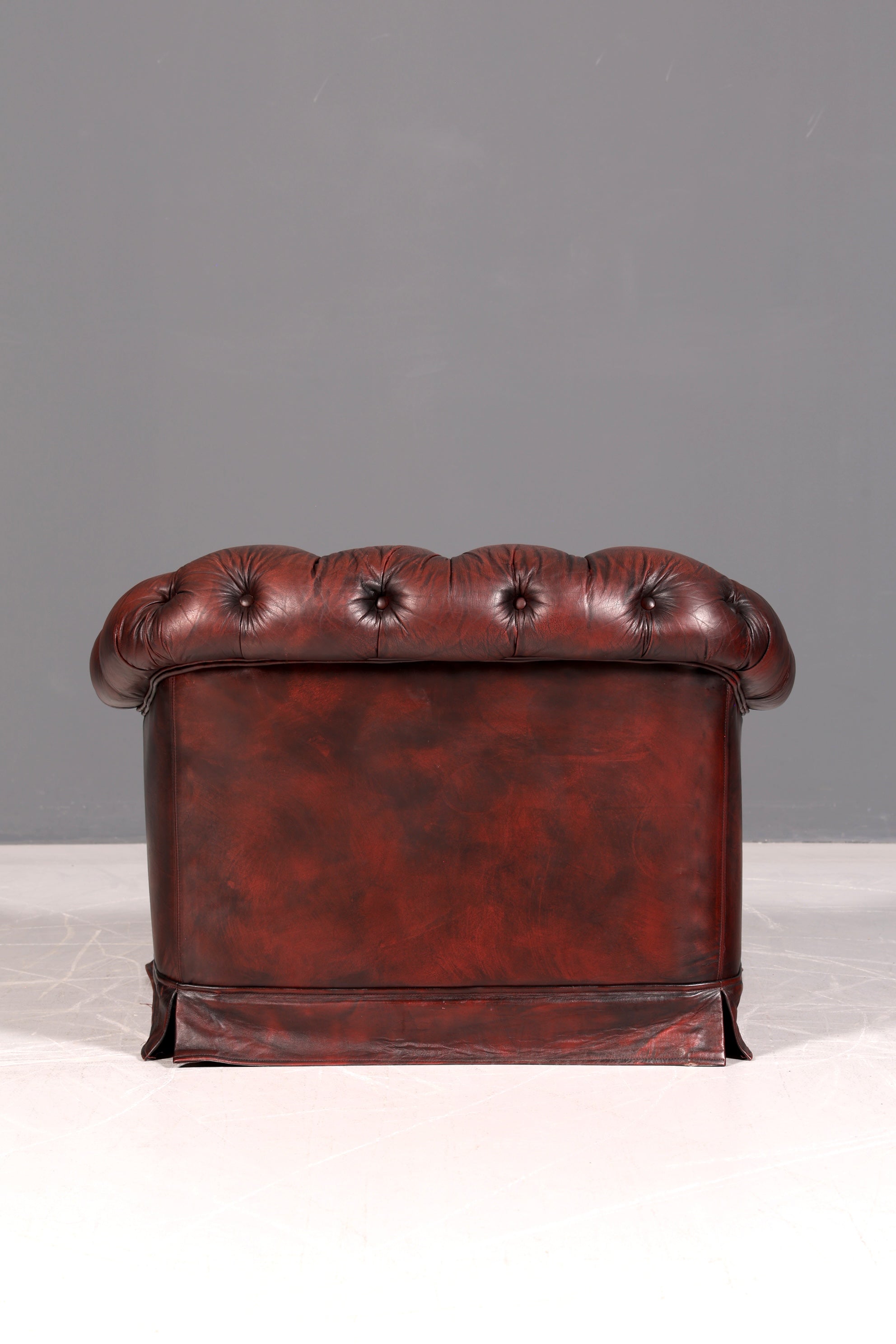 Stilvoller Original Chesterfield Sessel Englischer Armlehnsessel Englisch Herrensessel Antik Leder