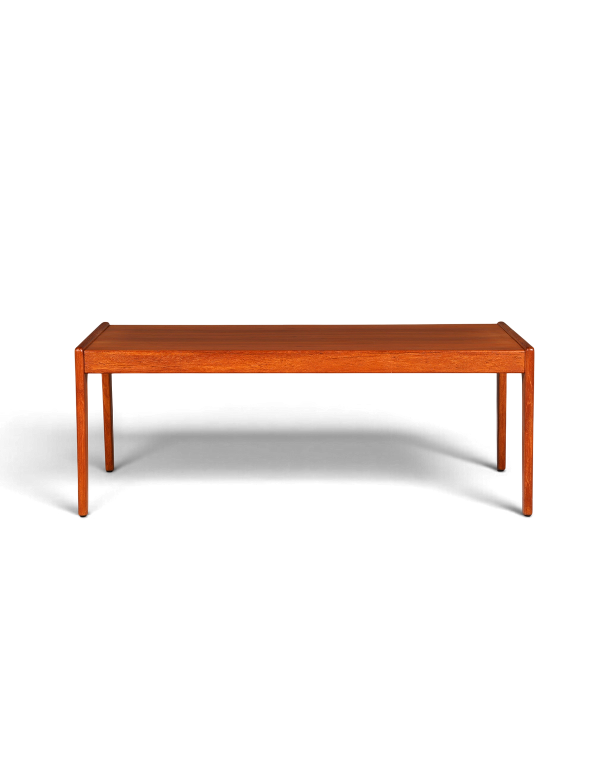 Hauptstadt Möblerei Mid Century Couchtisch aus massivem Teakholz im 70er Jahre Retro Design