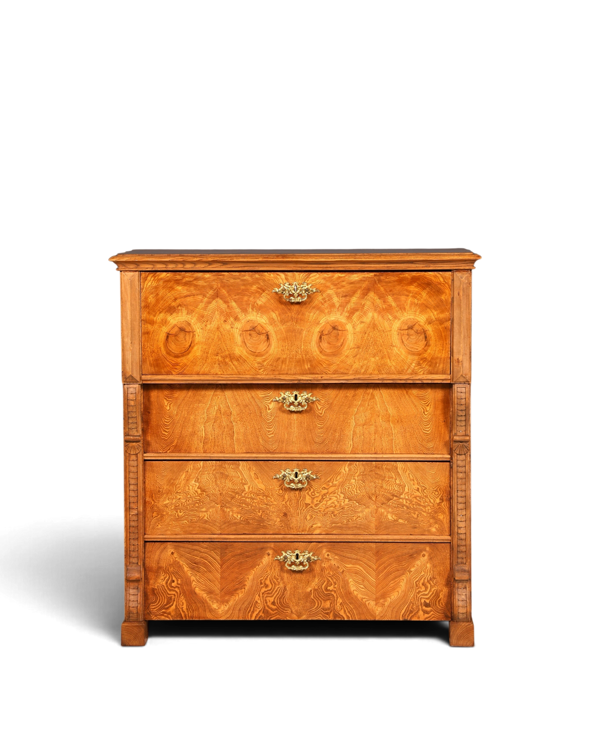 Stilvoller Gründerzeit Sekretär Kommode Jugendstil Schubladenkommode Antik Vertiko