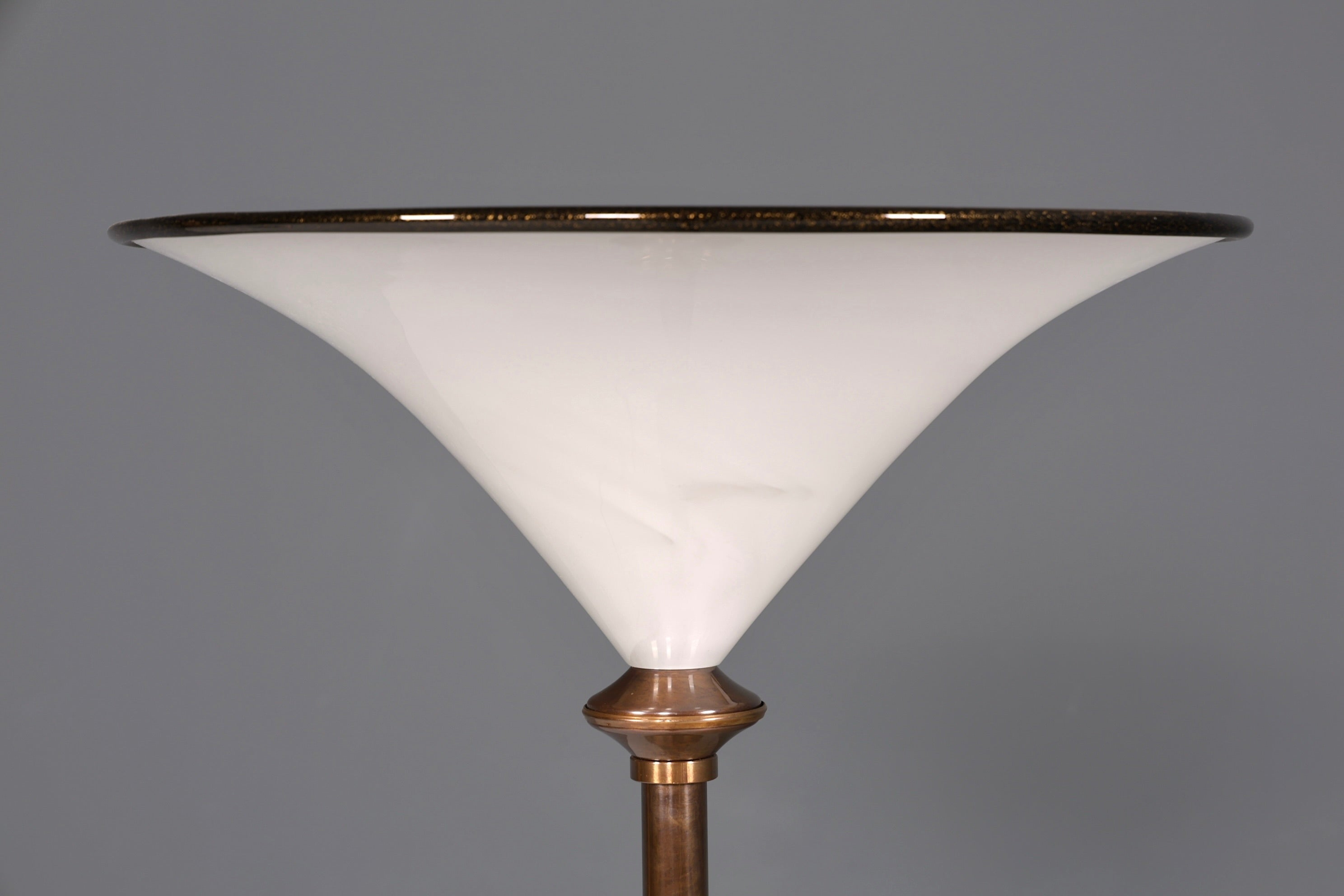 Wunderschöne Italienische Stehlampe der Marke Barovier & Toso Muranoglas Lampenschirm Deckenfluter Standlampe 1 von 2