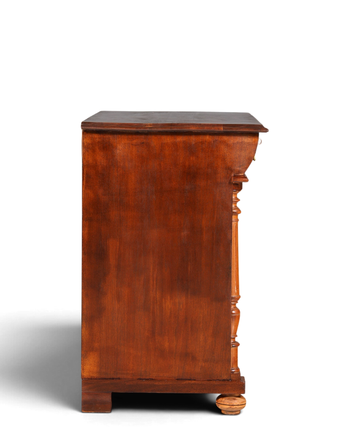 Wunderschöne Gründerzeit Kommode Louis Philippe Nussbaum Schubladen Kommode Sideboard um 1880