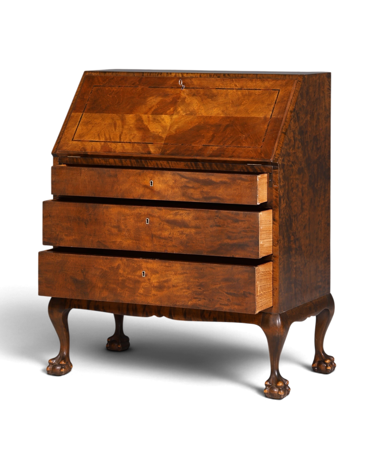 Wunderschöner Sekretär um 1930 Büro Kommode echt Holz Schreibtisch Bürokommode Office Secretary
