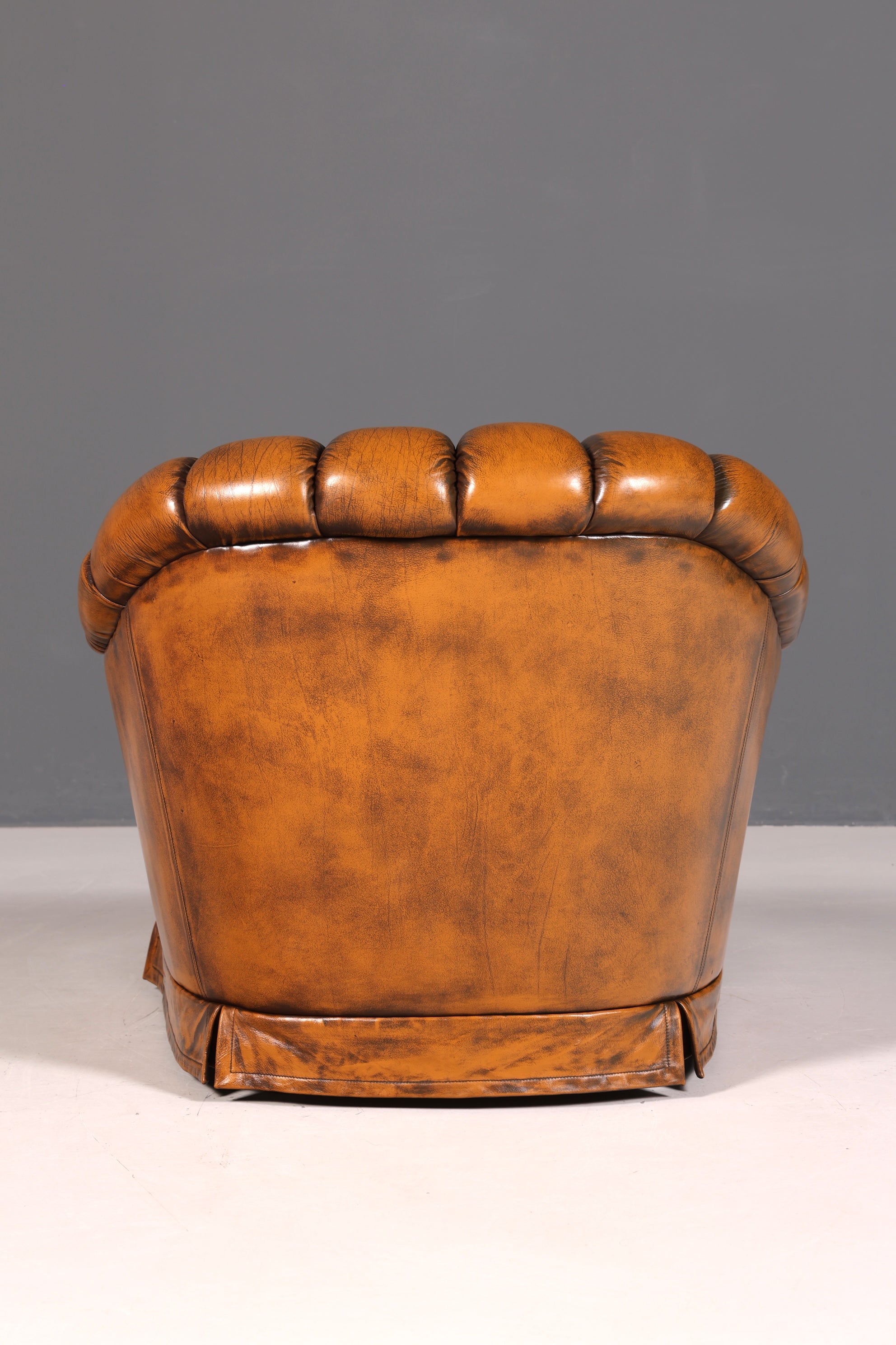 G152 Finish cm Stilvoller Original Chesterfield Sessel Englischer Armlehnsessel Englisch Herrensessel (Kopie)