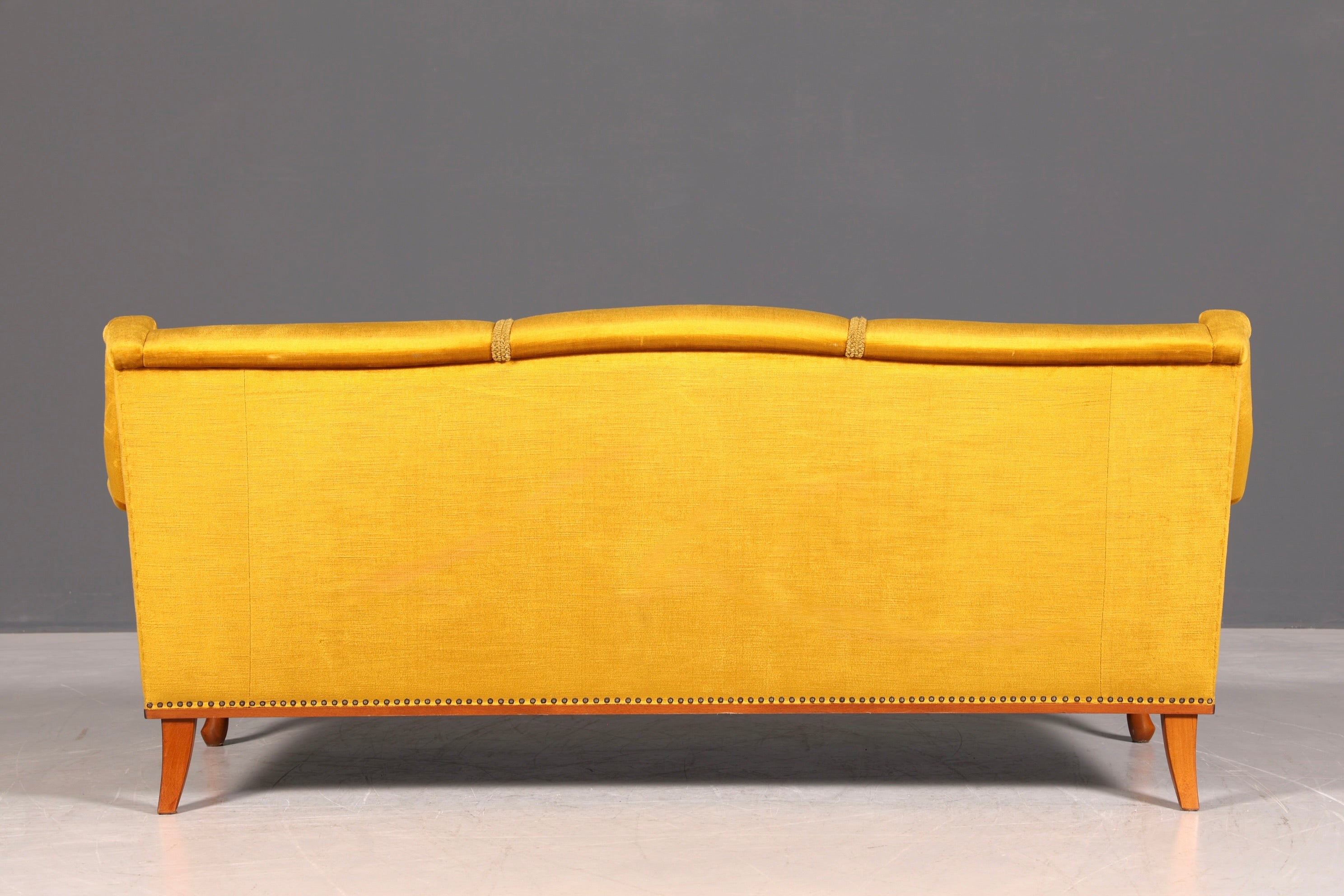 G059 Finish Wunderschönes Chippendale Sofa Antik Barock Stil Wiener Geflecht Couch 3-Sitzer Canapé