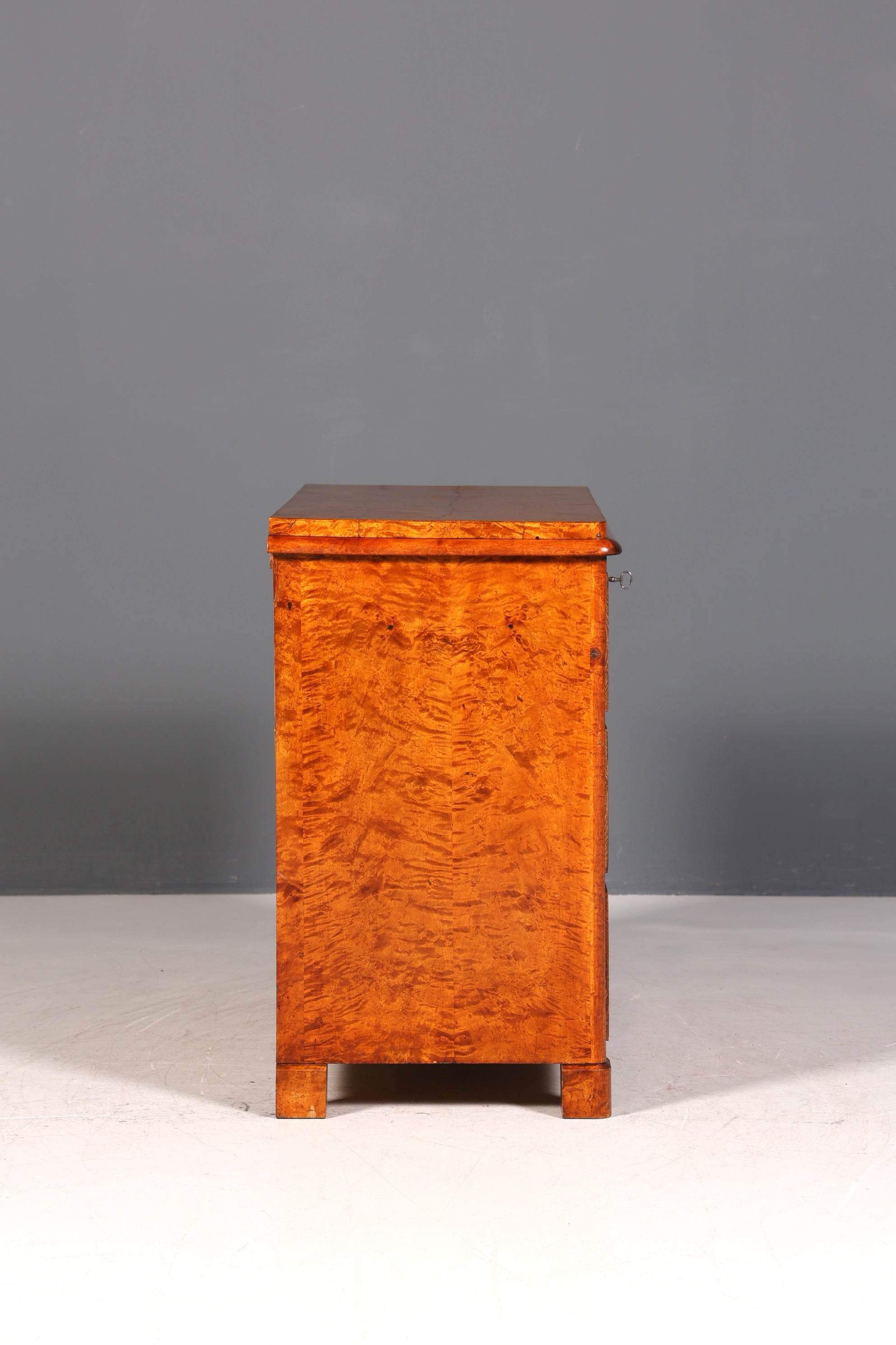 Beautiful Biedermeier Louis Philippe antique chest of drawers, linen chest