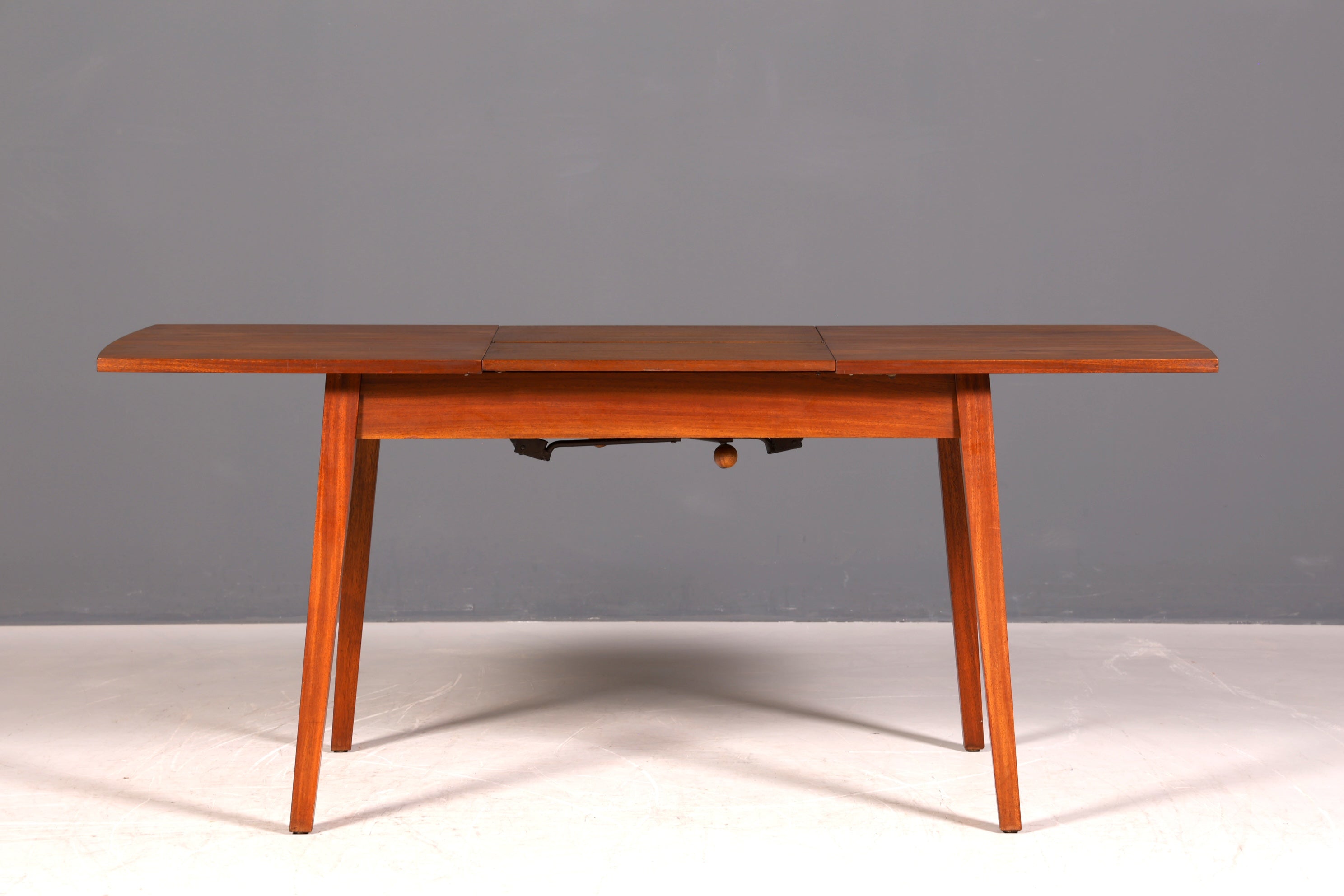 G236 Finish cm Schlichter Mid Century Esstisch ausziehbarer Vintage Tisch Retro Küchentisch (Kopie)