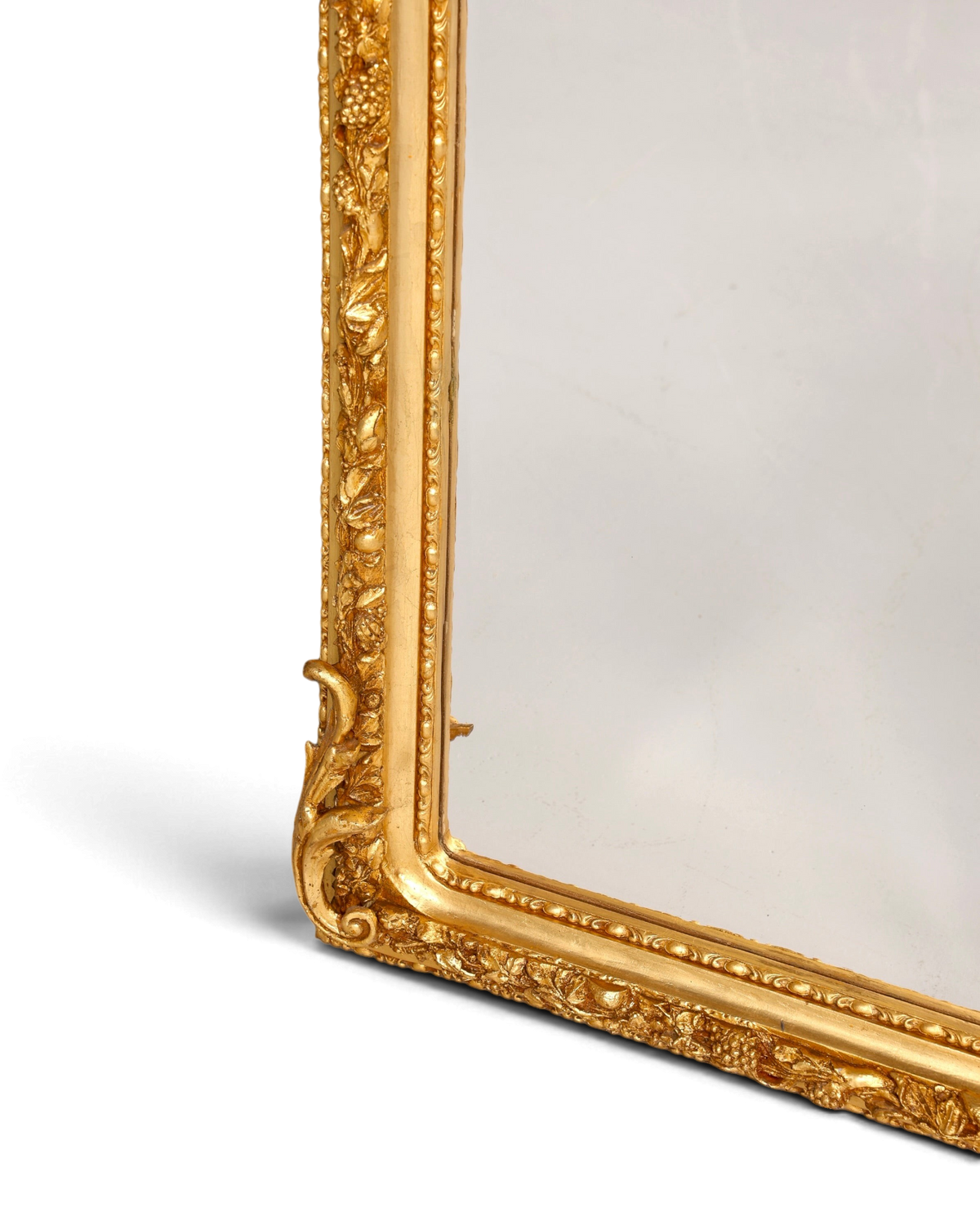 Wunderschöner Prunk Barock Stil Standspiegel Antik Stil Gold Ornament Flurspiegel