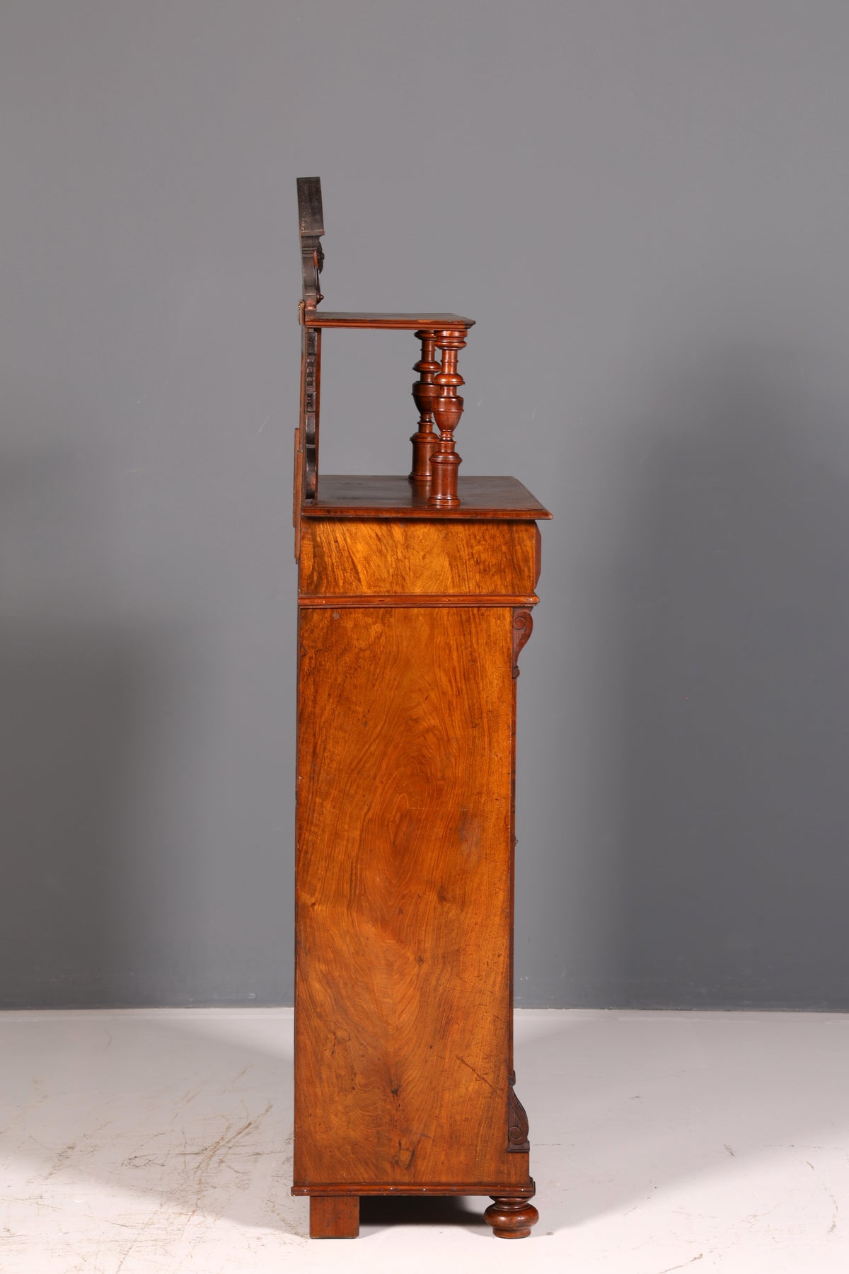 Droomachtig Gründerzeit-Vertiko mit Aufsatz Jugendstil-Schrank antikes Highboard Buffet Kommode Vintage