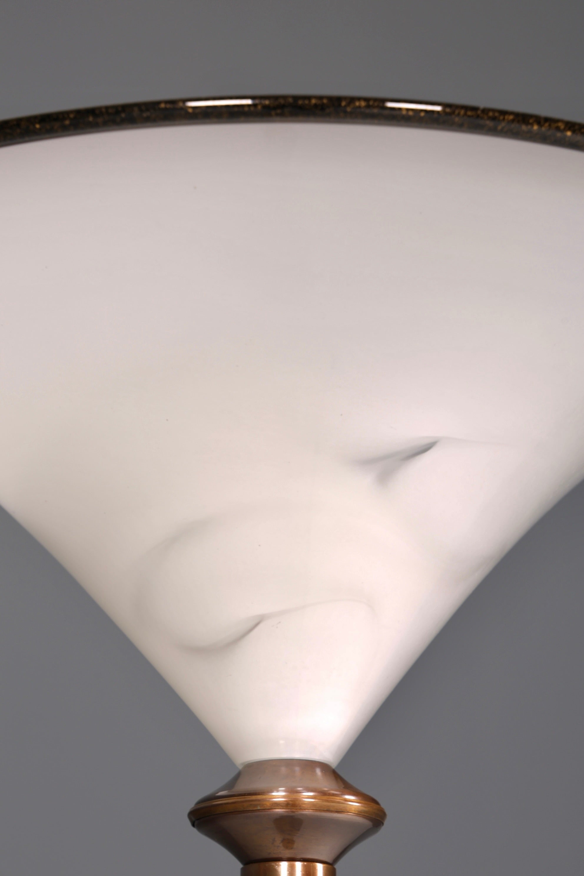 Wunderschöne Italienische Stehlampe der Marke Barovier & Toso Muranoglas Lampenschirm Deckenfluter Standlampe 1 von 2