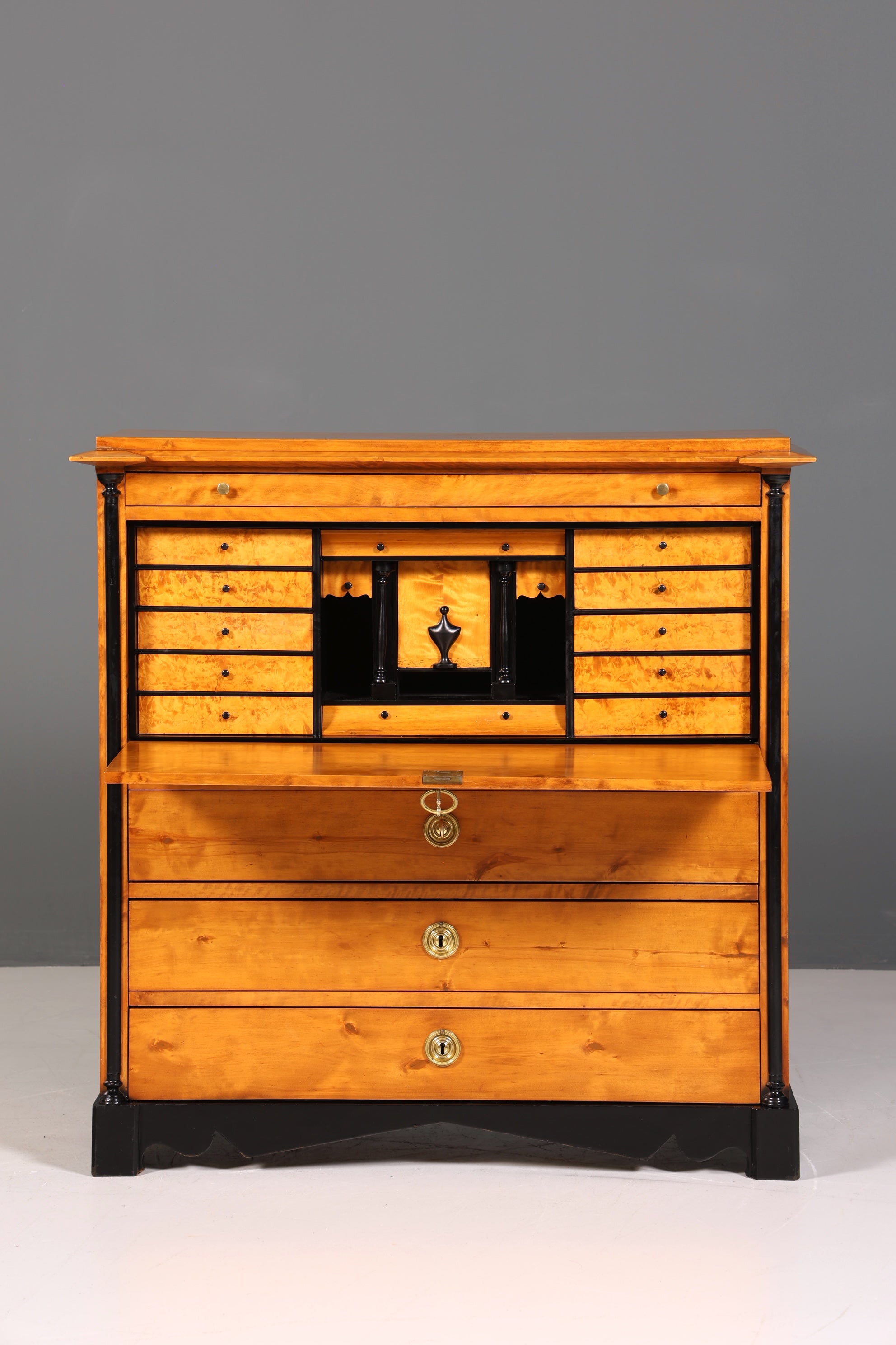 Traumhafter Original Biedermeier Sekretär um 1860 Kommode Antik Bürokommode