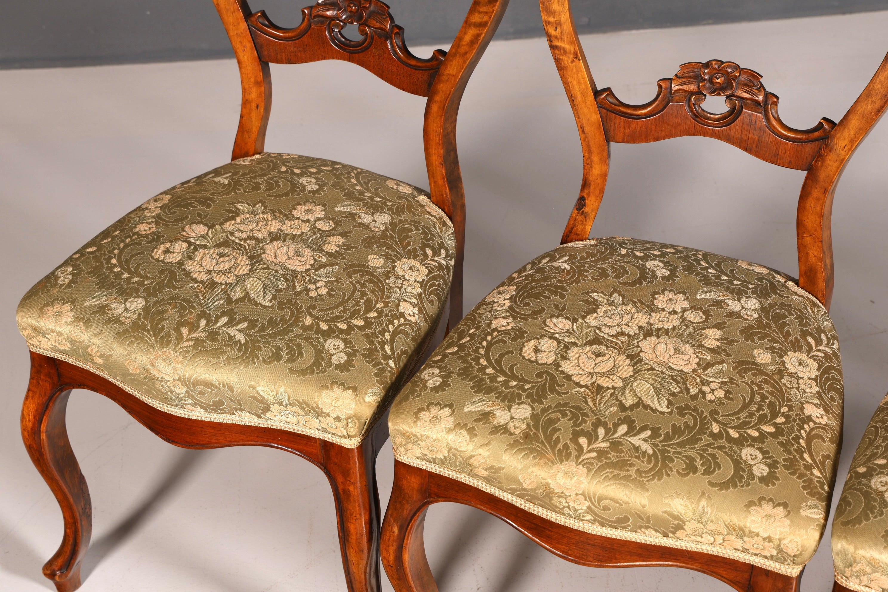6x Traumhafte Louis Philippe Stil Stühle Biedermeier Stuhl Set Antik Küchenstühle Esszimmer Stühle