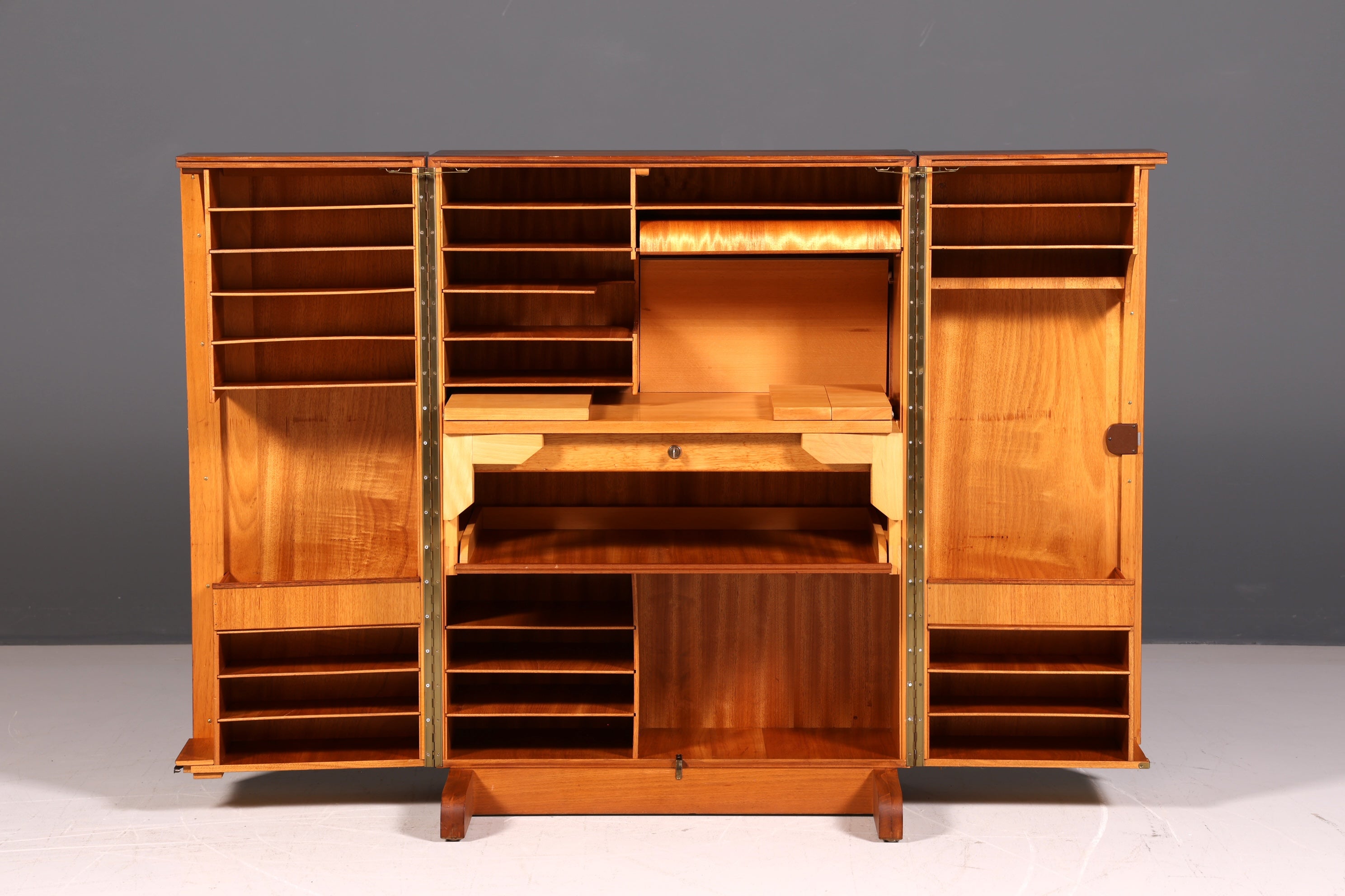 Seltener Magic Box Sekretär Mummenthaler & Meier Mid Century Schreibkommode Büro Schrank Schweiz
