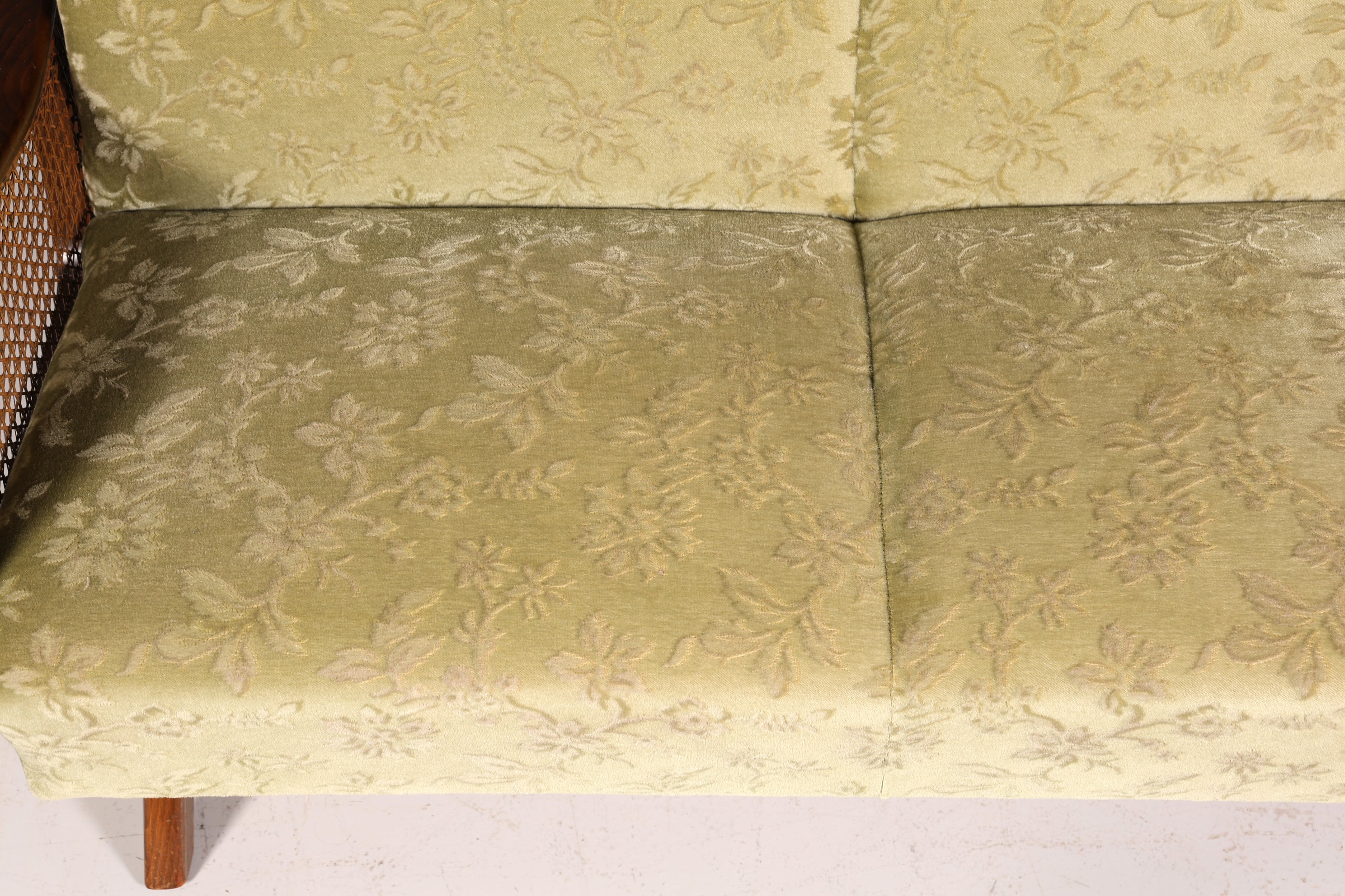 Wunderschönes Chippendale Sofa Barock Stil Wiener Geflecht Schlafsofa 3-Sitzer Couch Gästebett