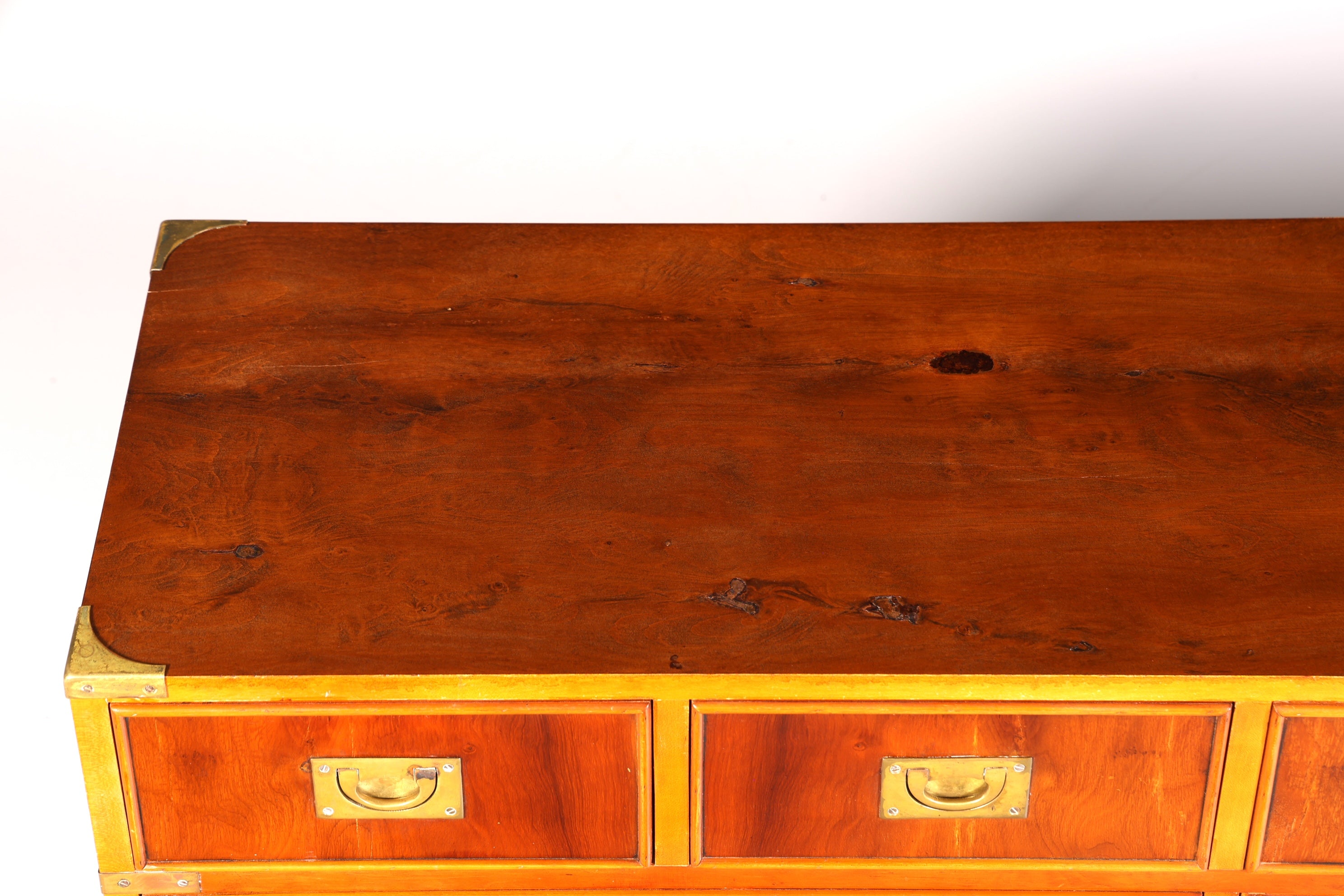 Traumhaftes XXL Maritim Sideboard Englische Schiffs Kommode Englisch Antik Schrank Military Chest