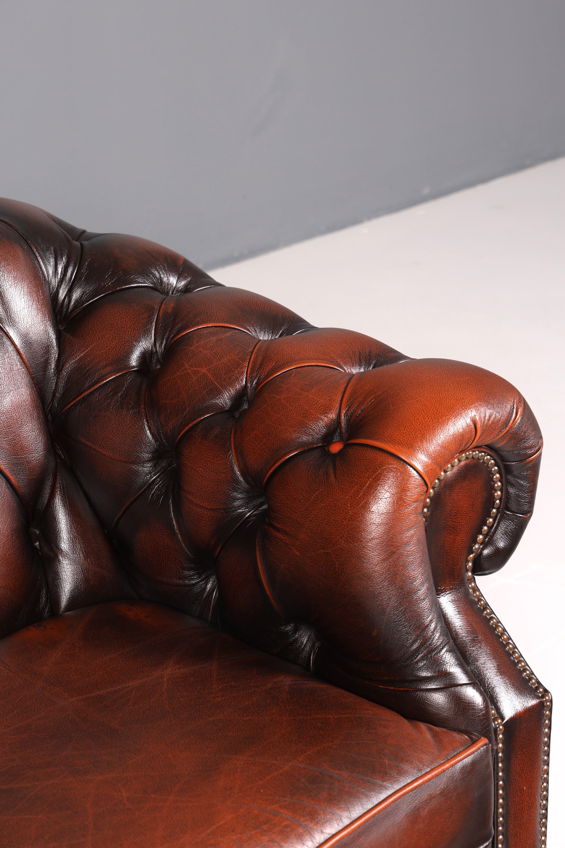Wunderschöne Original Chesterfield Centurion 2-Sitzer Couch Englisches echt Leder Sofa UK