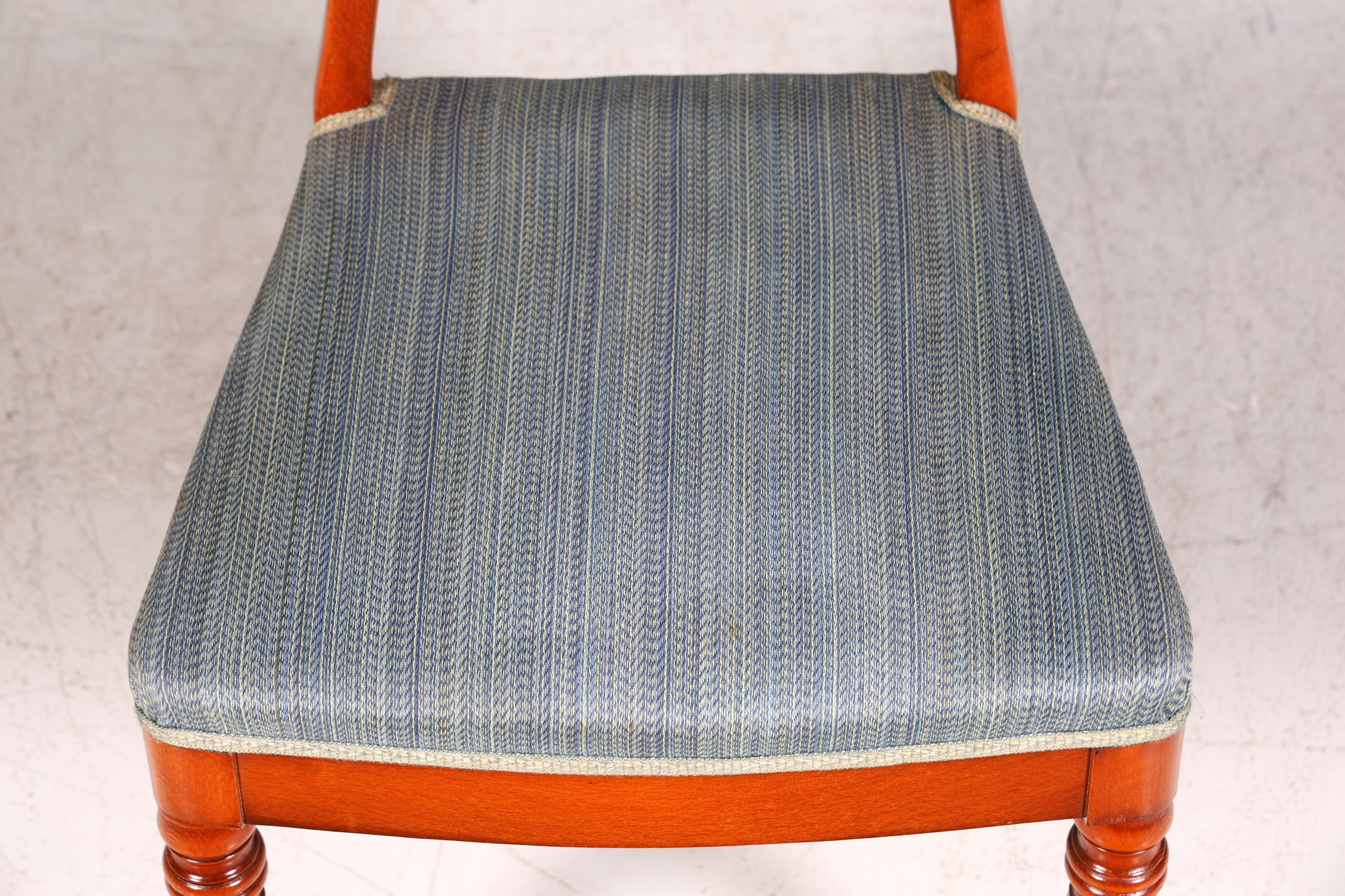 Dreamy Biedermeier-style chair, real wood secretary chair, antique style dining room chair, 1 of 2