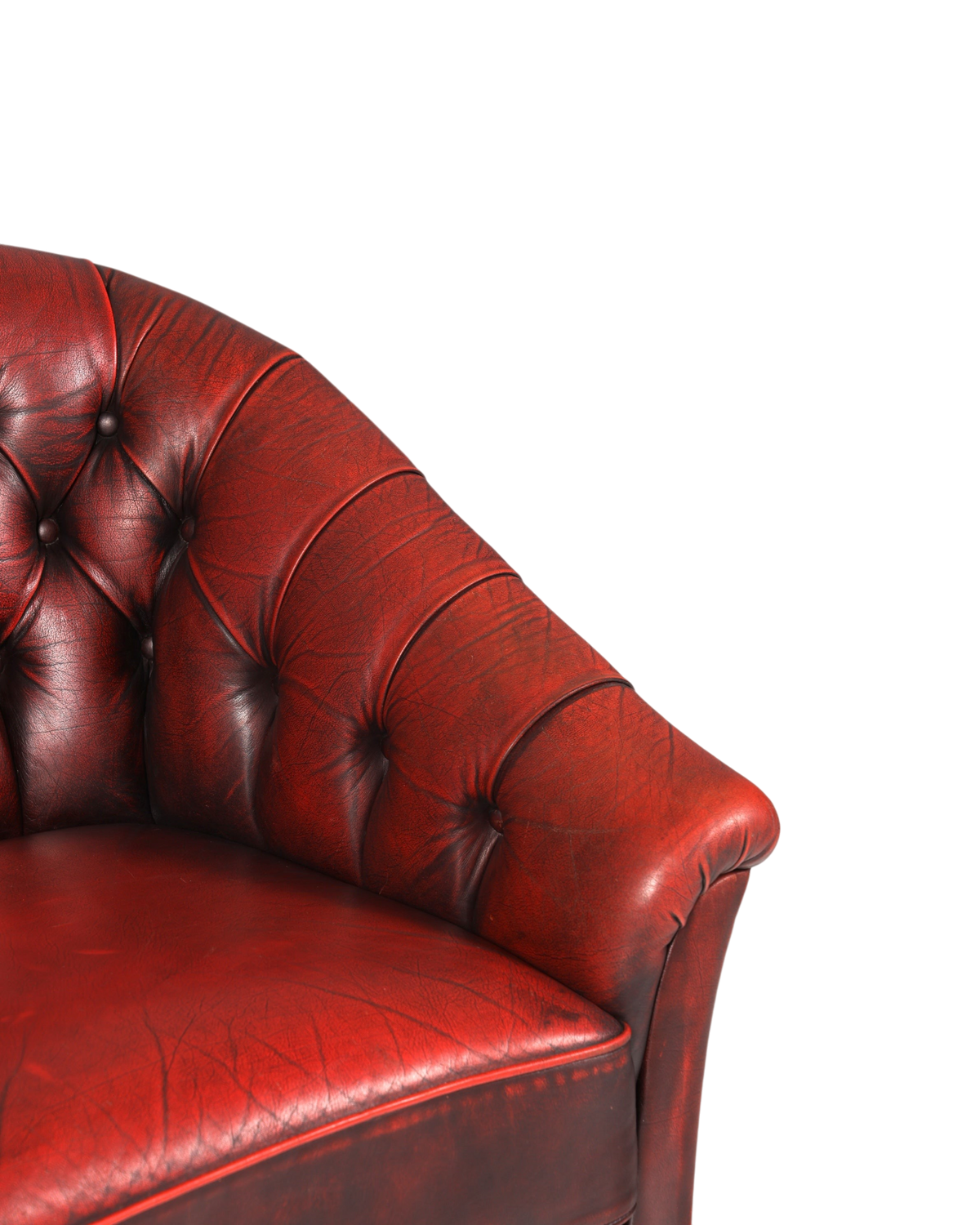 F844 Finish Stilvoller Original Chesterfield Sessel Englischer Armlehnsessel Englisch Herrensessel
