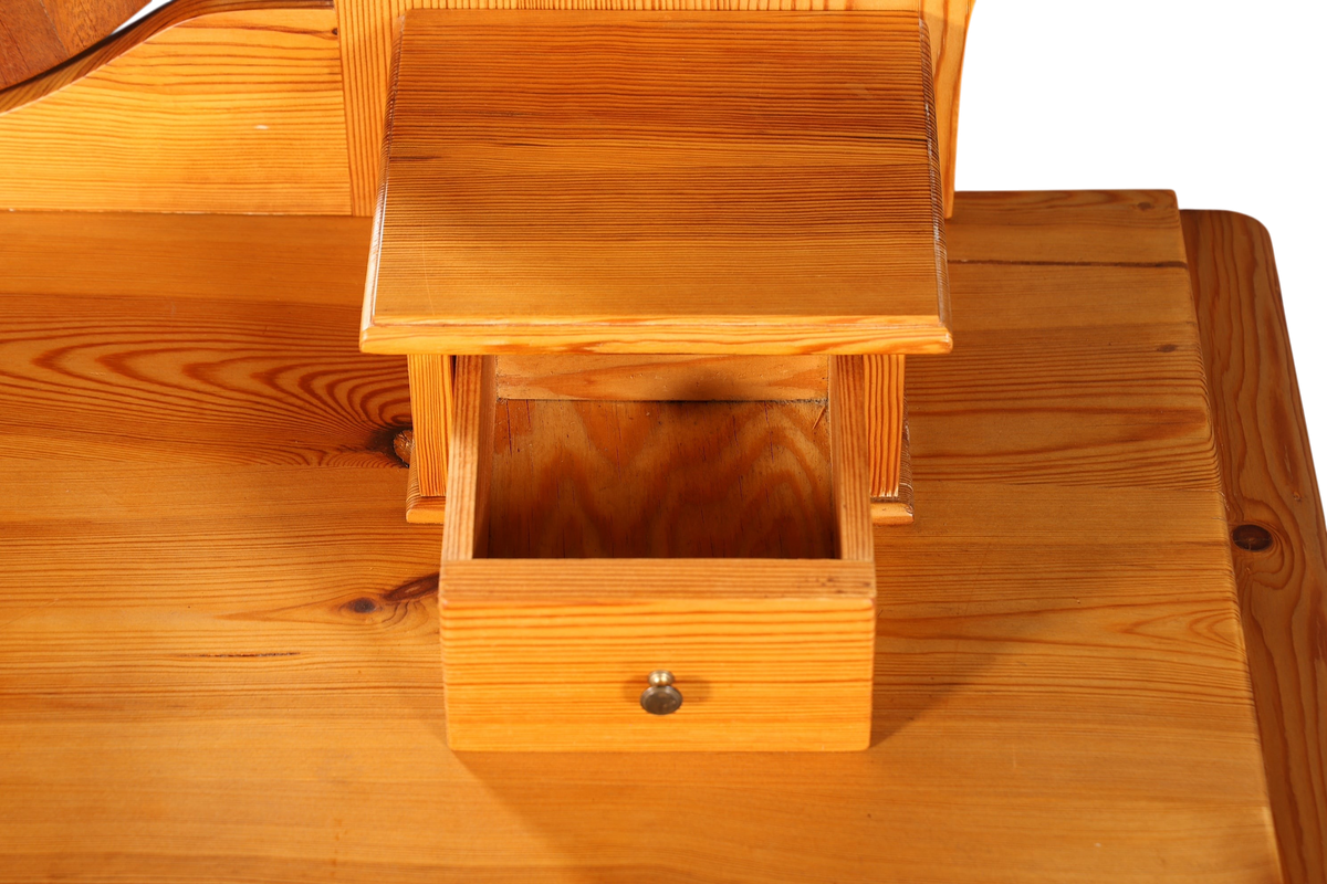 Stilvolle Gründerzeit Kommode Antik Louis Philippe Sideboard mit Spiegel Flurkommode