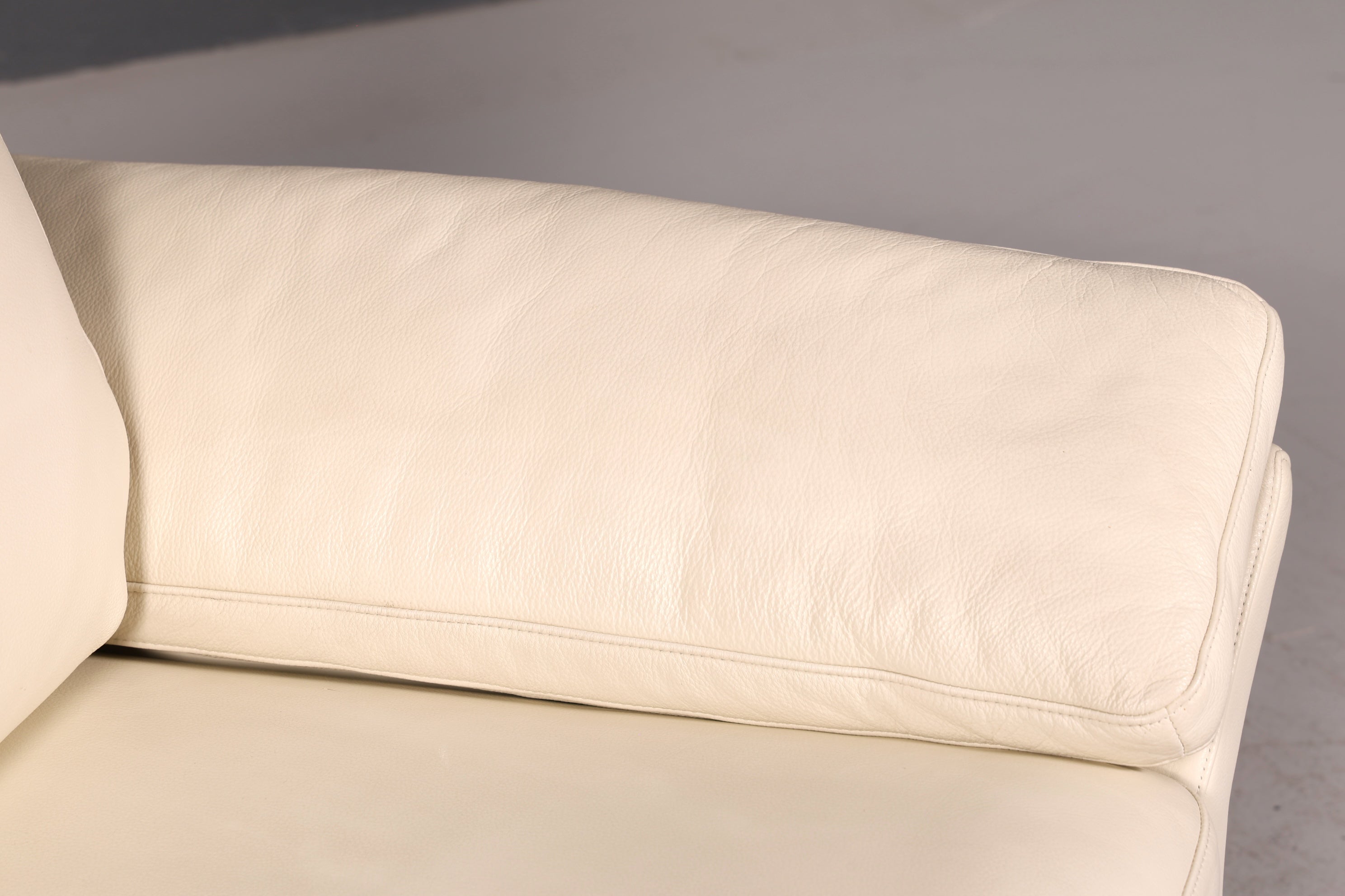 Wunderschöner Original Rolf Benz Sessel Modell 3300 Creme Echtleder Ledersessel Designer Loungesessel