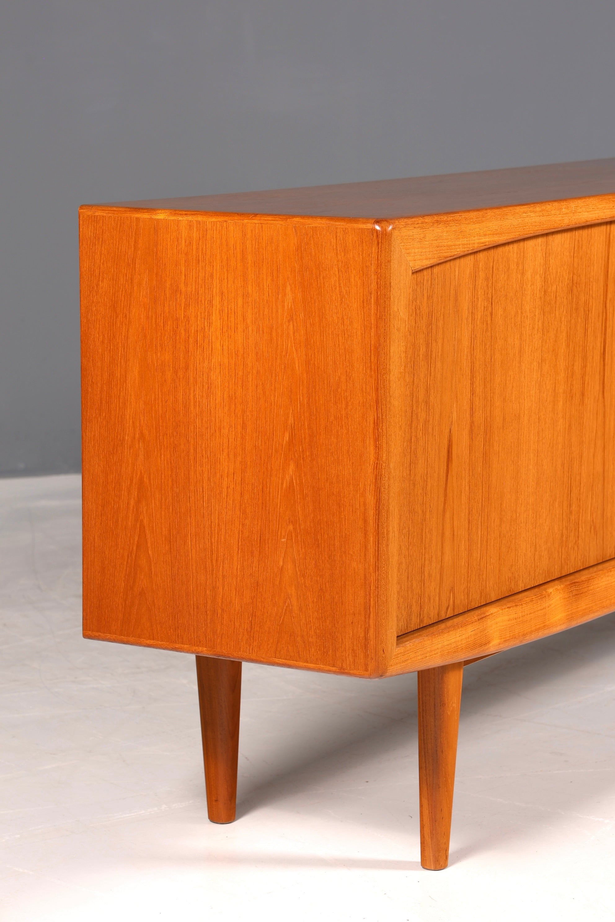 F960 Finish cm Schlichtes Mid Century Sideboard Vintage TV Kommode 60s Schrank Longboard Retro Lowboard