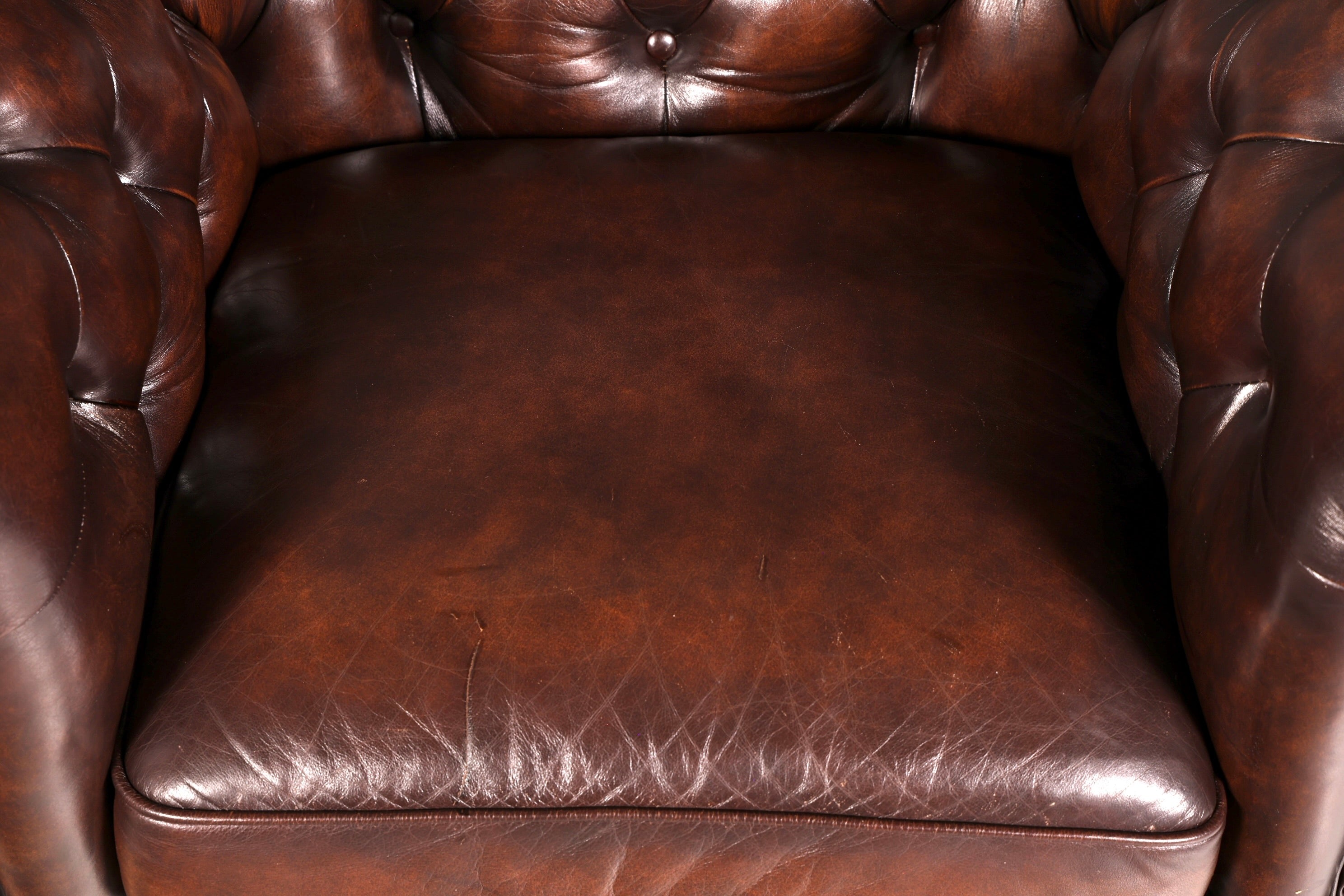 Edler Original Chesterfield Sessel Englischer Armlehnsessel Herrensessel Ledersessel England