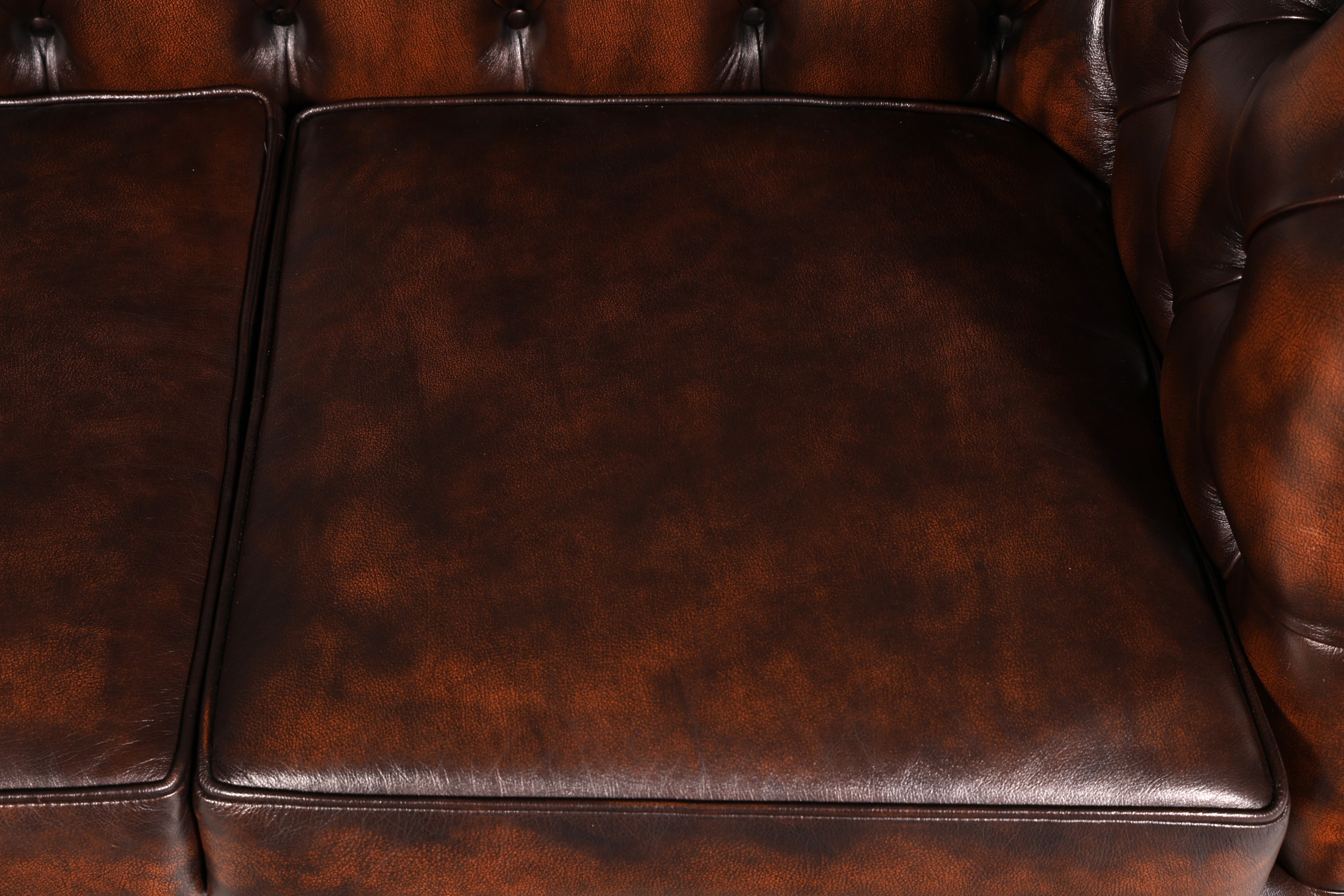 Wunderschöne Original Chesterfield Centurion 2-Sitzer Couch Echt Leder Sofa Englisch UK Ledersofa Antik