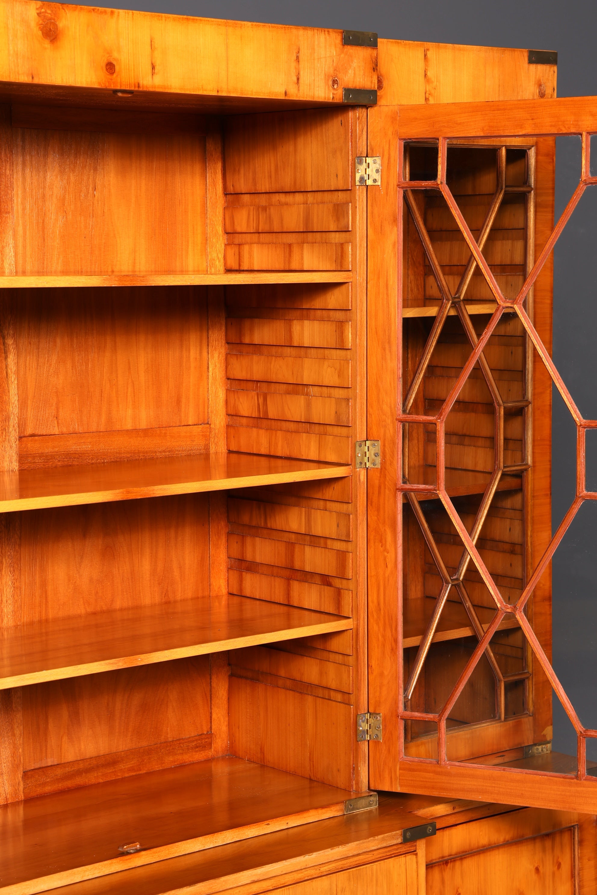 Beautiful Maritime Display Cabinet English Cabinet Real Wood Library English Sideboard