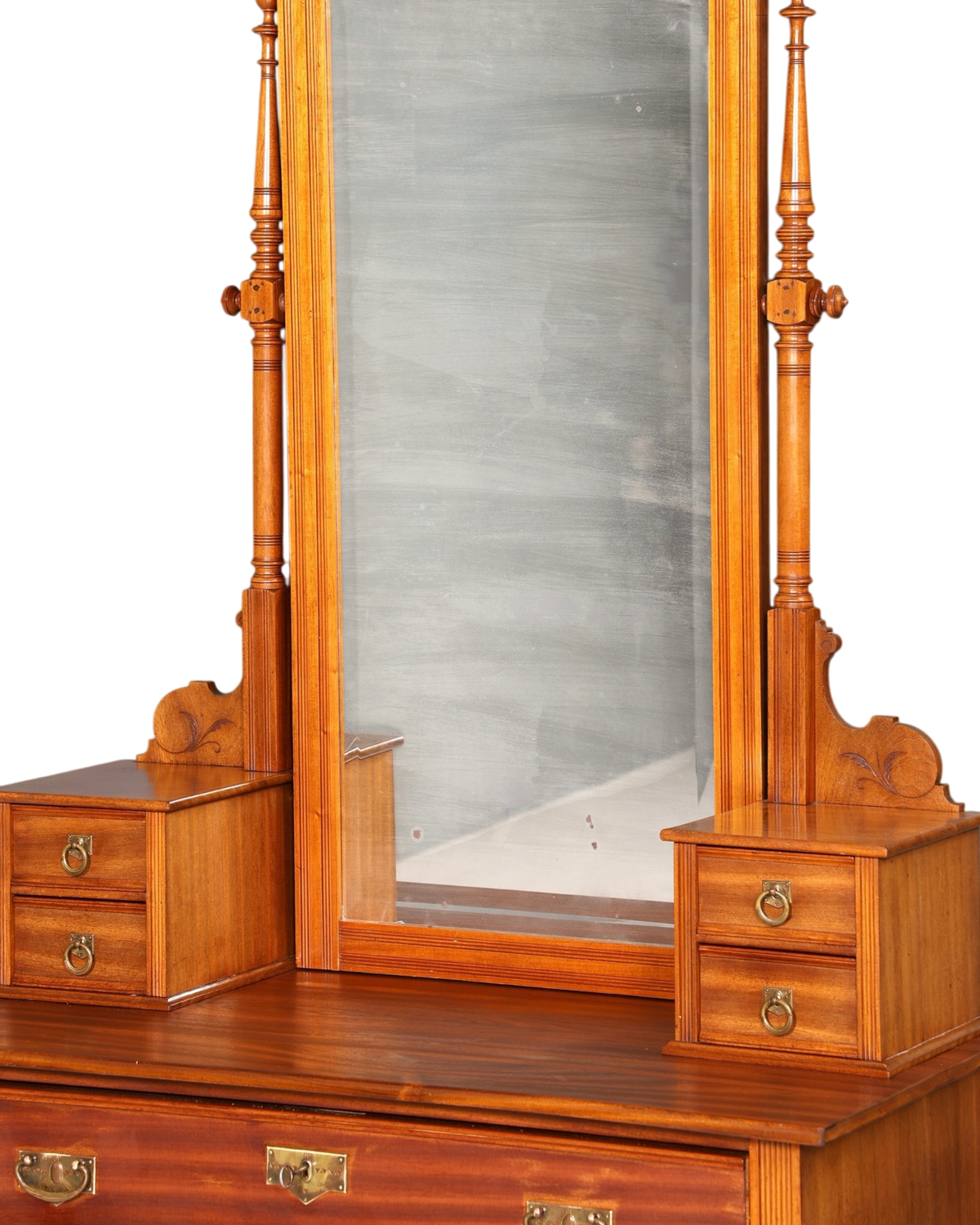 Wunderschöne Jugendstil Kommode Antik Sideboard mit Spiegel Gründerzeit Flurkommode Frisierkommode
