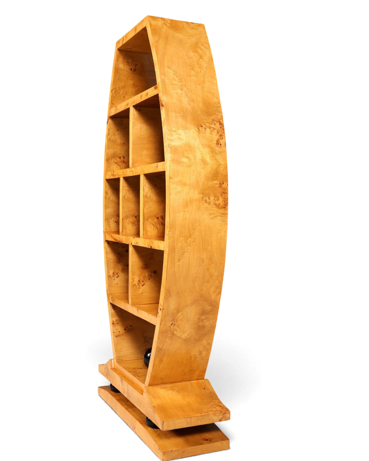 Beeindruckendes Art Deco Stil Bücherregal Birke Luxus Möbel Kult Schrankregal
