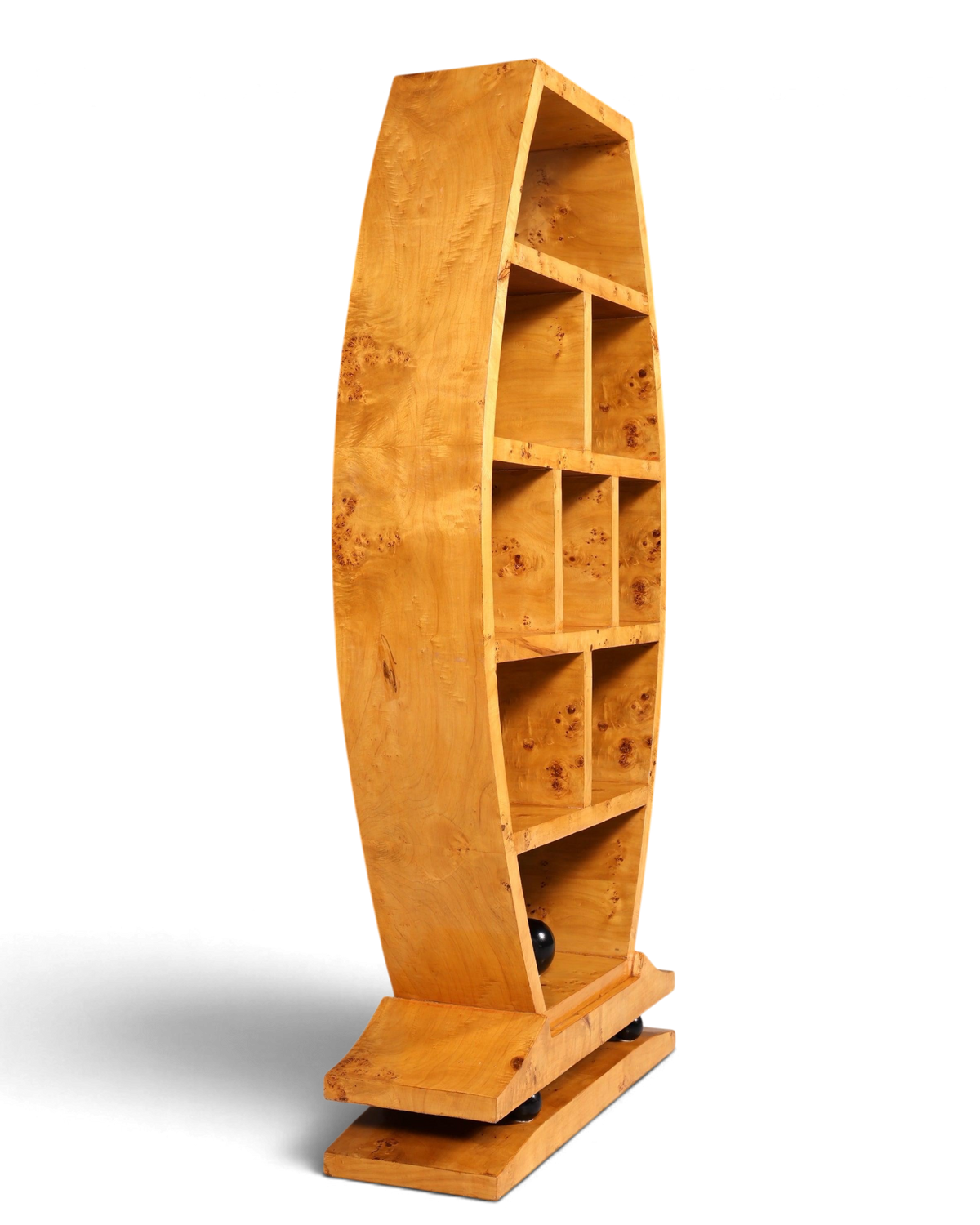 Beeindruckendes Art Deco Stil Bücherregal Birke Luxus Möbel Kult Schrankregal