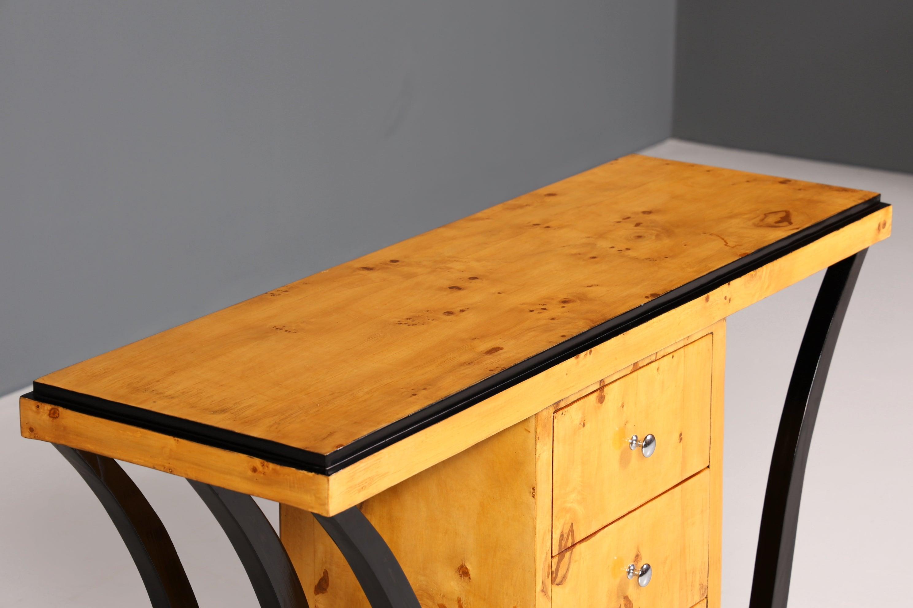 Edle Art Deco Design Wandkonsole Biedermeier Stil Sideboard Kommode
