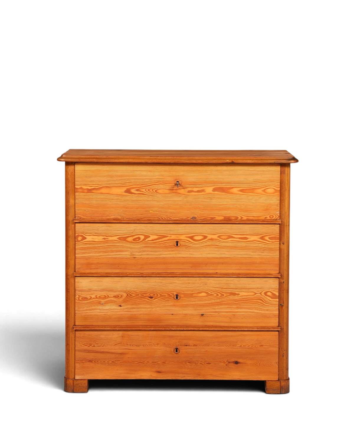 Stilvolle Biedermeier Kommode Antik Schrank Schubladenkommode Weichholz Wäschekommode