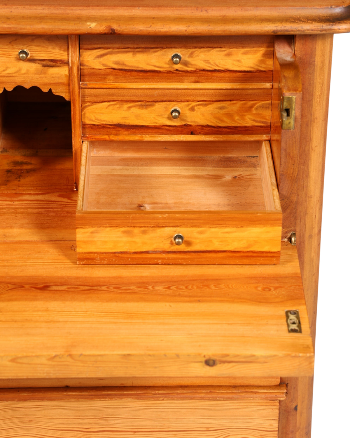 Stilvolle Biedermeier Kommode Antik Schrank Schubladenkommode Weichholz Wäschekommode