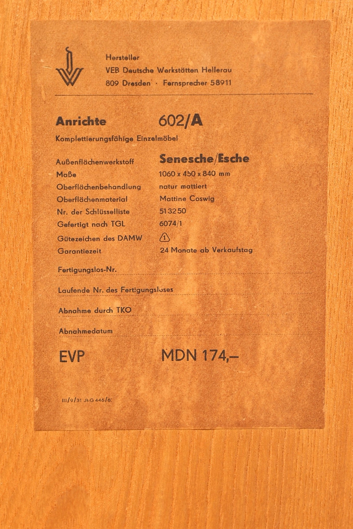 Traumhafte Hellerau Kommode Franz Ehrlich 602 Mid Century Schrank Flurkommode Vintage
