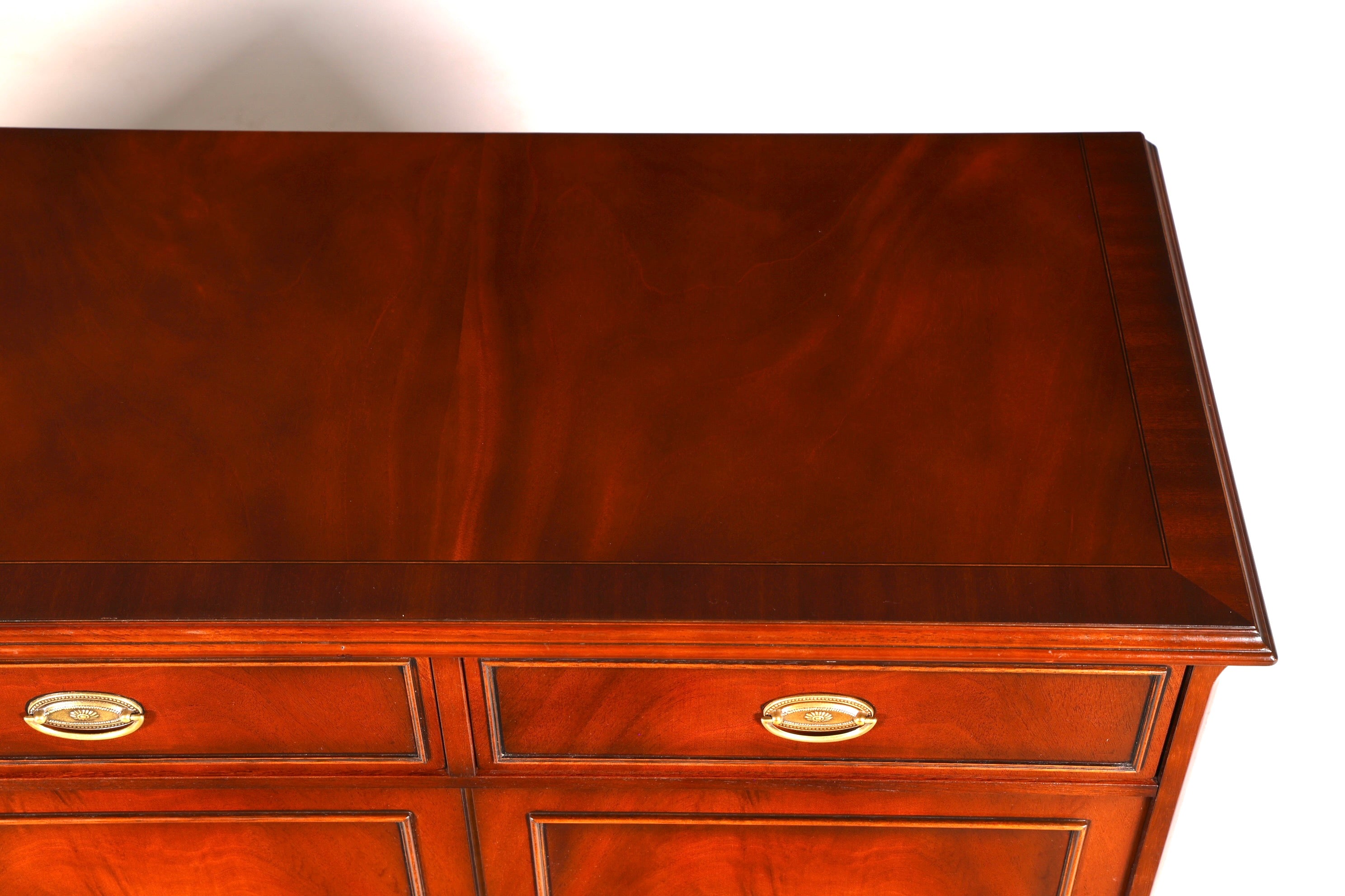 G096 Finish cm HELDENSE Wunderschönes Englisches Sideboard Mahagoni Schrank Antik 60s Buffetschrank Kommode