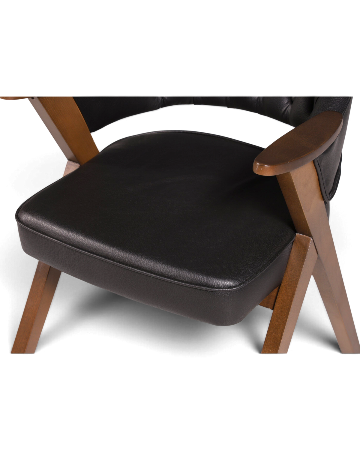 Luxuriöser "Manchester Black" Stuhl Chesterfield Stil Bürostuhl Esszimmerstuhl Lounge Stuhl