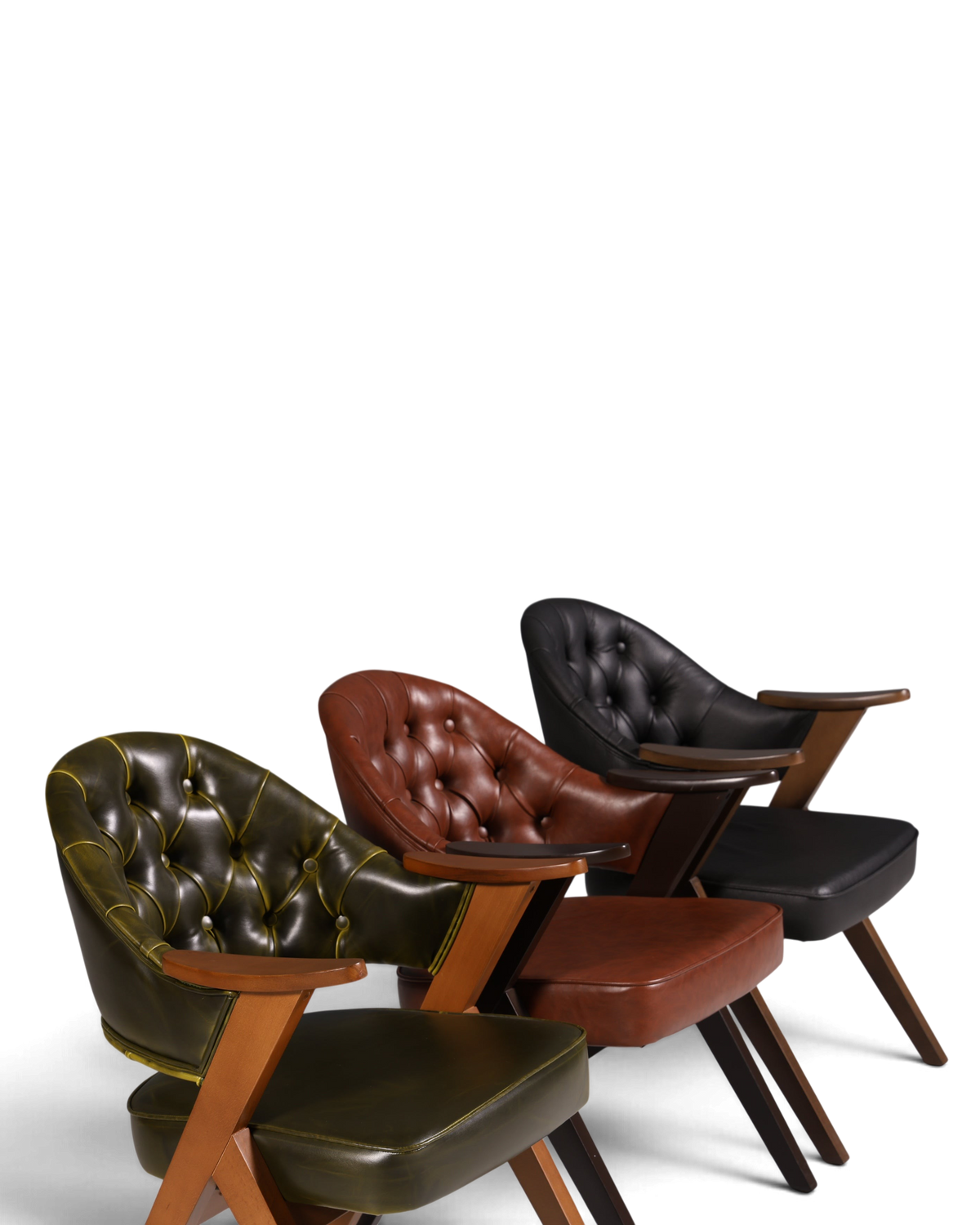 Luxuriöser "Manchester Black" Stuhl Chesterfield Stil Bürostuhl Esszimmerstuhl Lounge Stuhl