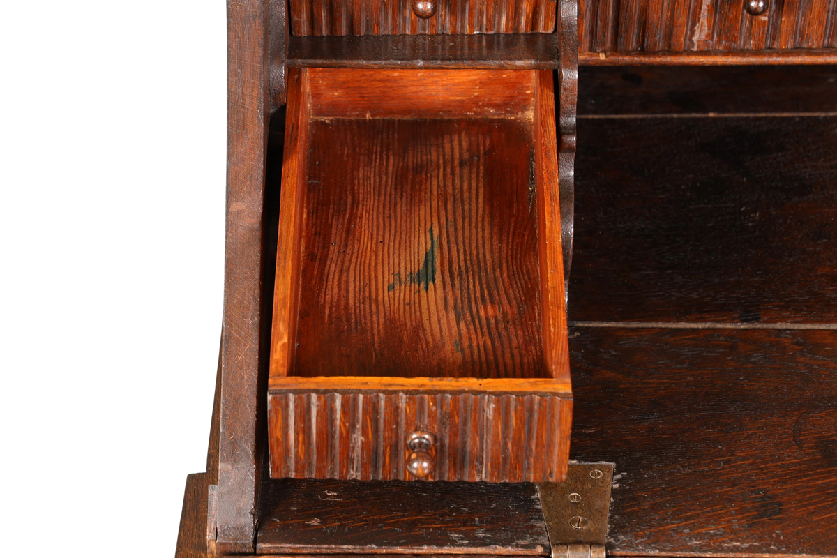 Beeindruckender Biedermeier Sekretär Louis Seize Aufsatzsekretär um 1810 Schreibkommode Büroschrank Kommode