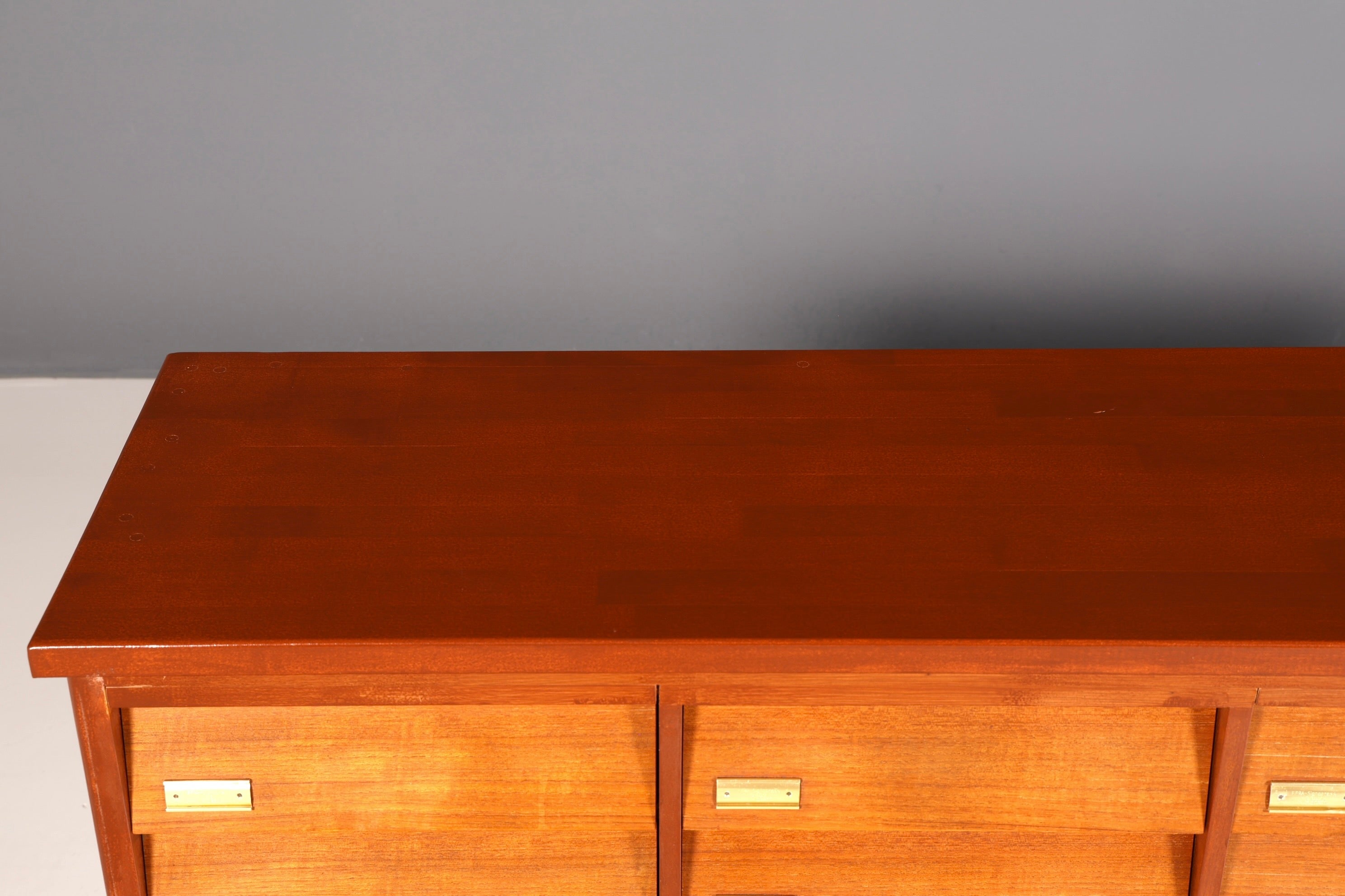 Wunderschöne XXL Mid Century Kommode Vintage Bauhaus Apotheker Schrank Retro Schubladenkommode 2 von 2