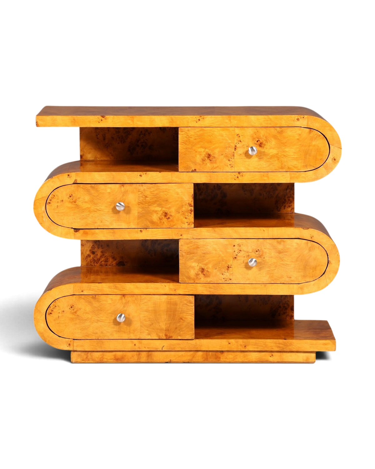 Traumhaftes Art Deco Stil Sideboard Bücherregal Biedermeier Antik Stil Kommode Regal