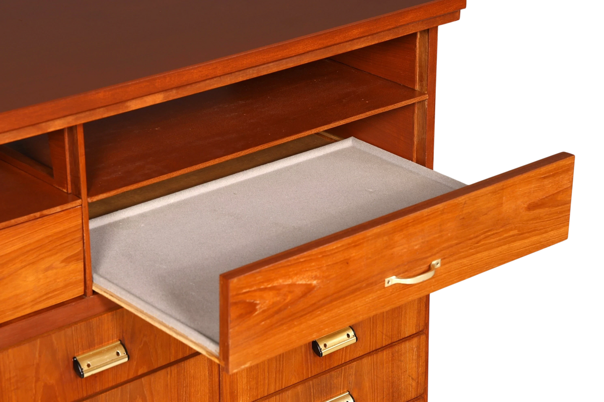 Wunderschöne Mid Century Kommode Vintage Bauhaus Apotheker Schrank Retro Schubladenkommode