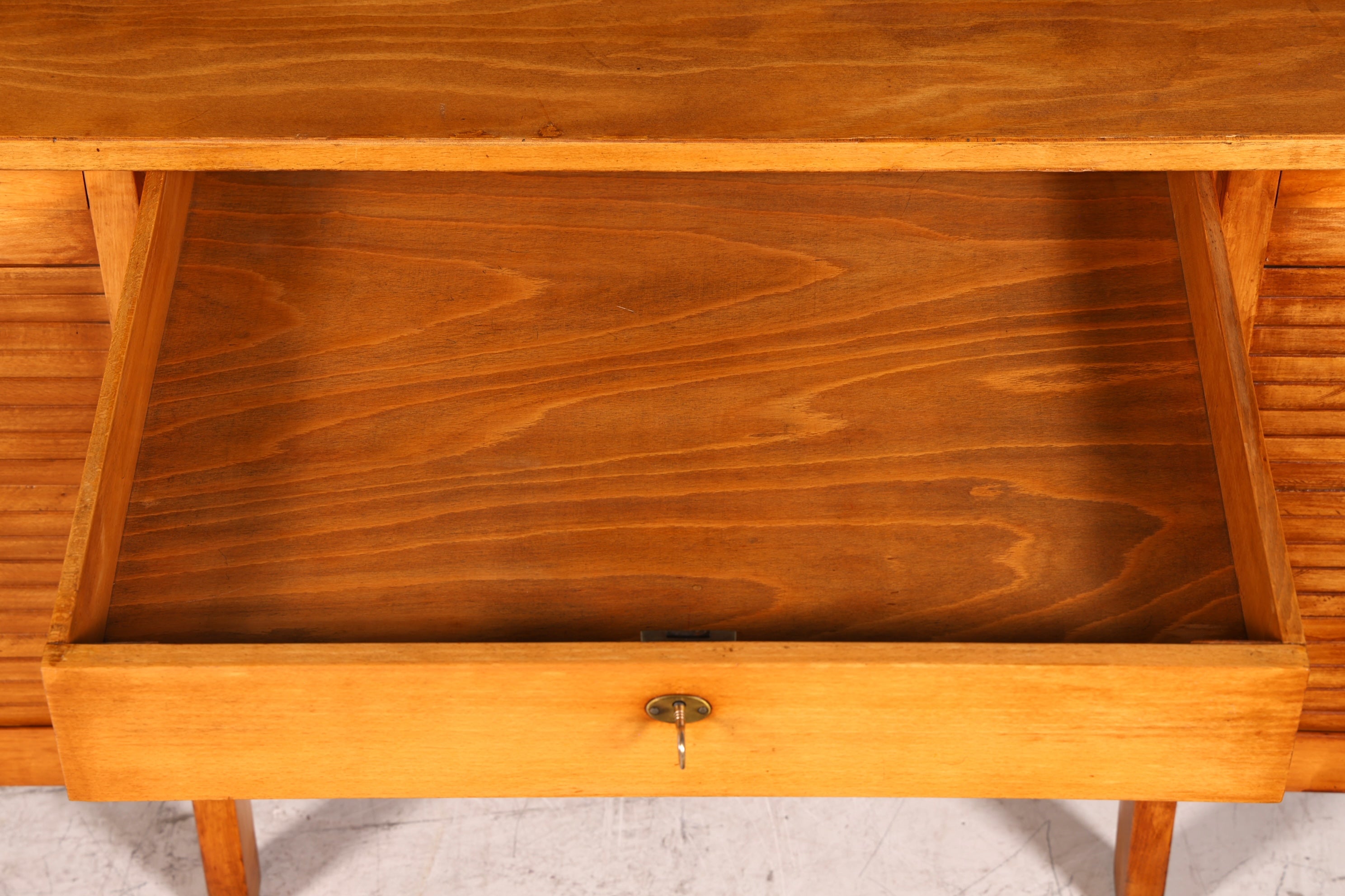 G148 Finish cm Wunderschöner Mid Century Schreibtisch Danish Design Bürotisch 60er Jahre Office Table