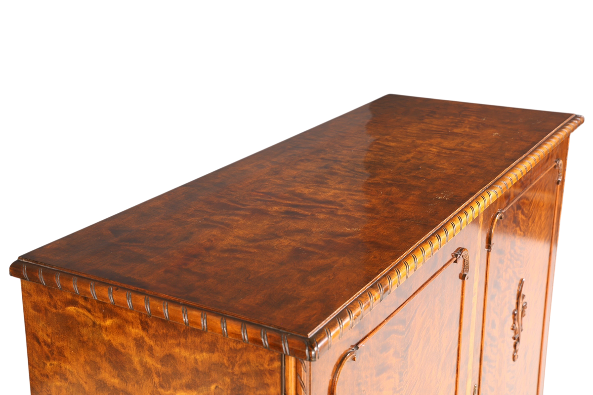 Traumhafter Chippendale Schrank Barock Stil Vertiko Highboard Antik 50s 60s Kommode