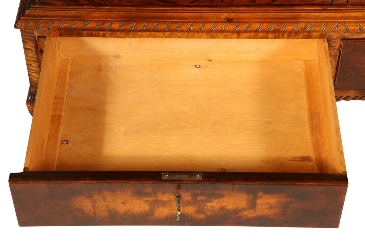 Traumhafter Chippendale Schrank Barock Stil Vertiko Highboard Antik 50s 60s Kommode
