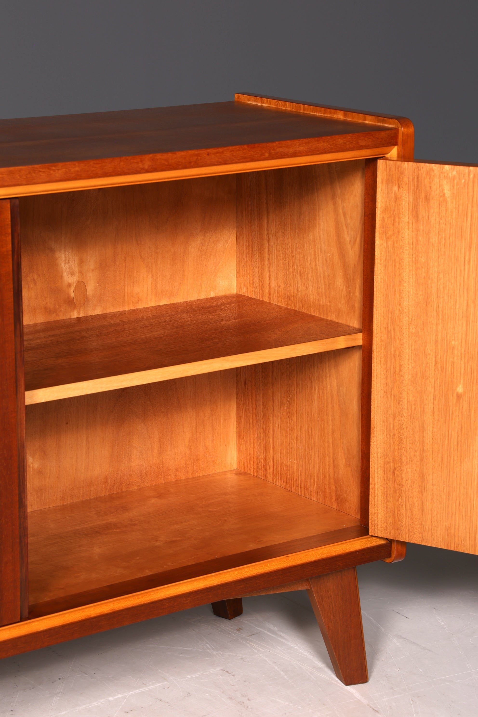 G160 Finish cm Wunderschöne Mid Century Kommode Vintage Schrank Retro Flur Kommode 60s Regal Sideboard (Kopie)