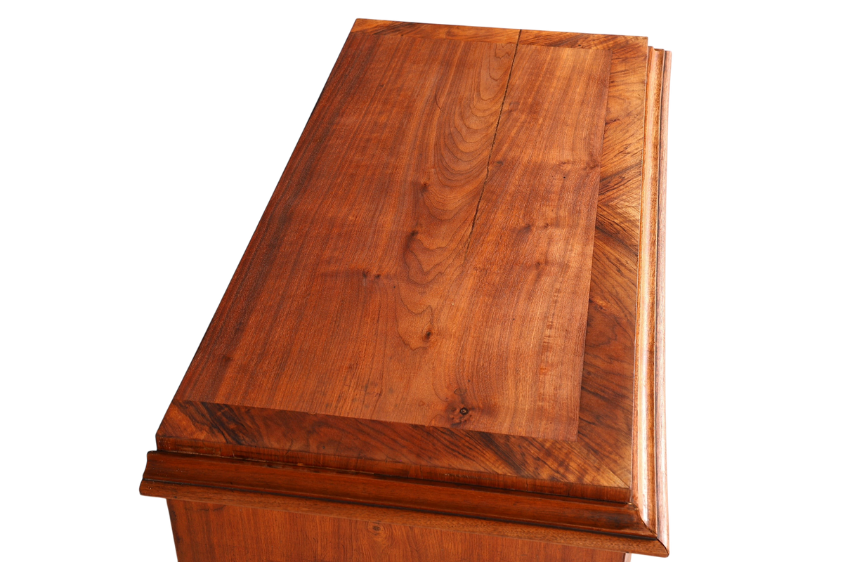 Wunderschöne Gründerzeit Kommode Louis Philippe Nussbaum Schubladen Kommode Sideboard um 1880