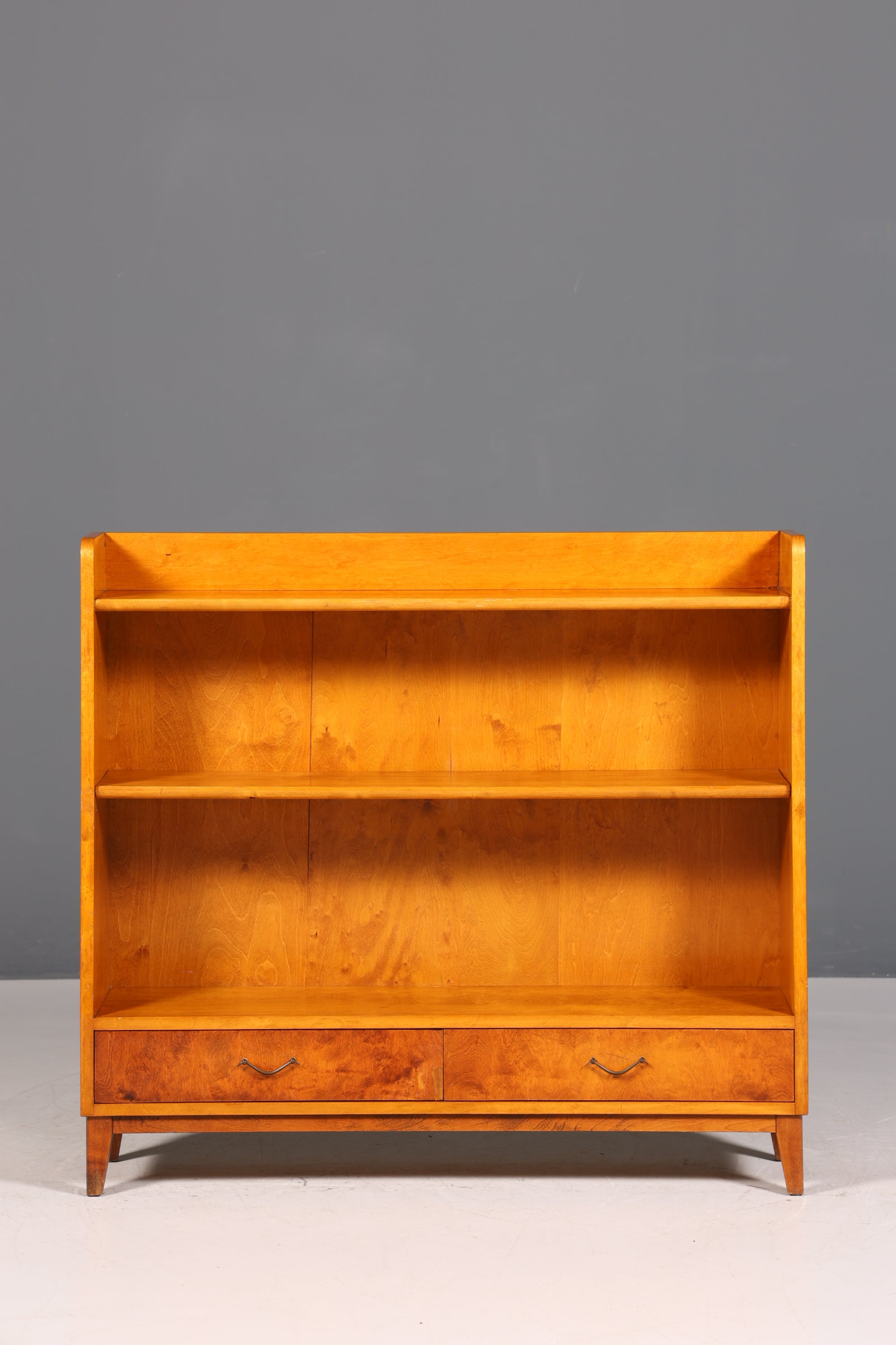 Beautiful mid-century vintage bookcase, 1950s, real wood book storage