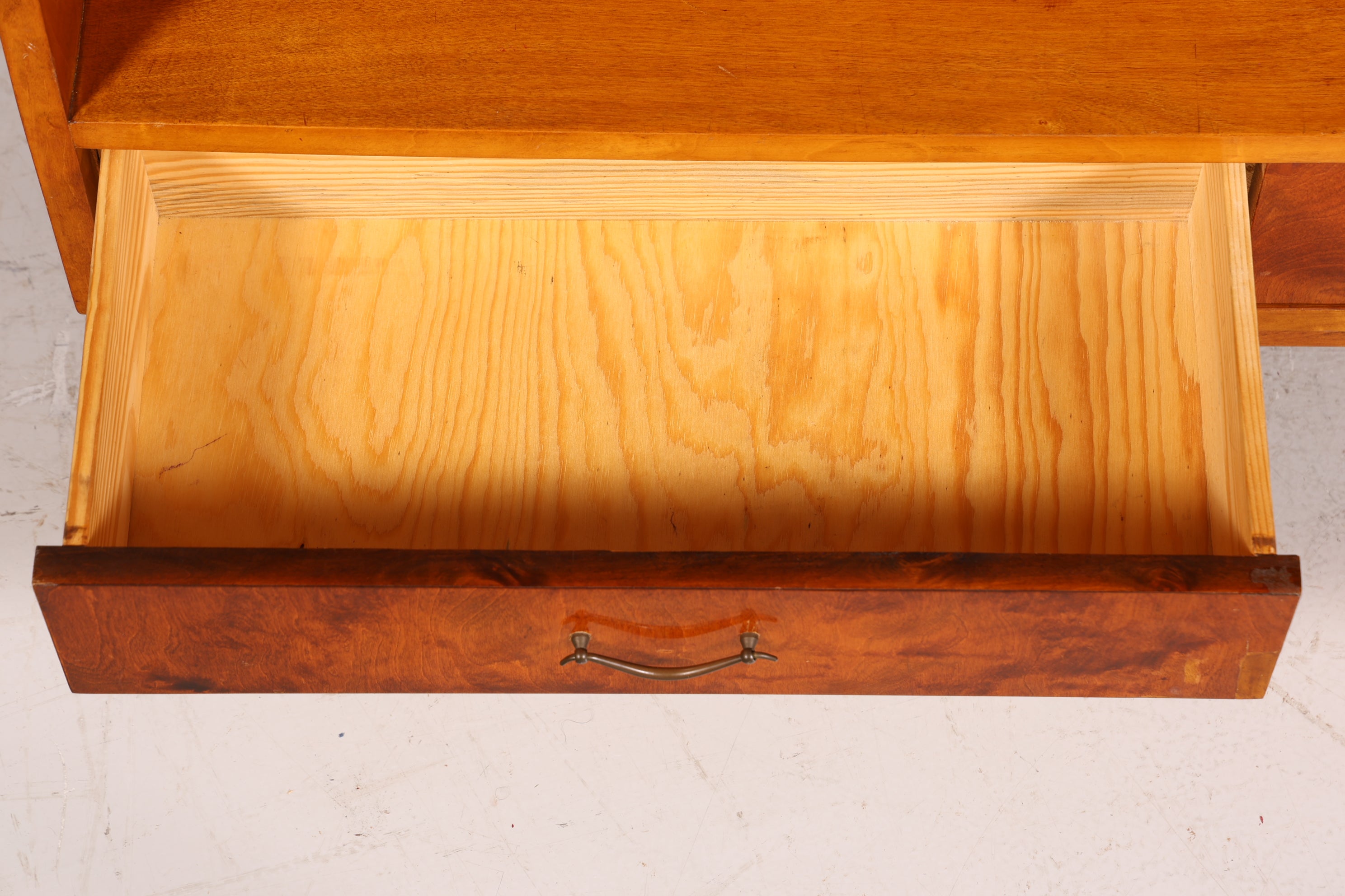 Beautiful mid-century vintage bookcase, 1950s, real wood book storage