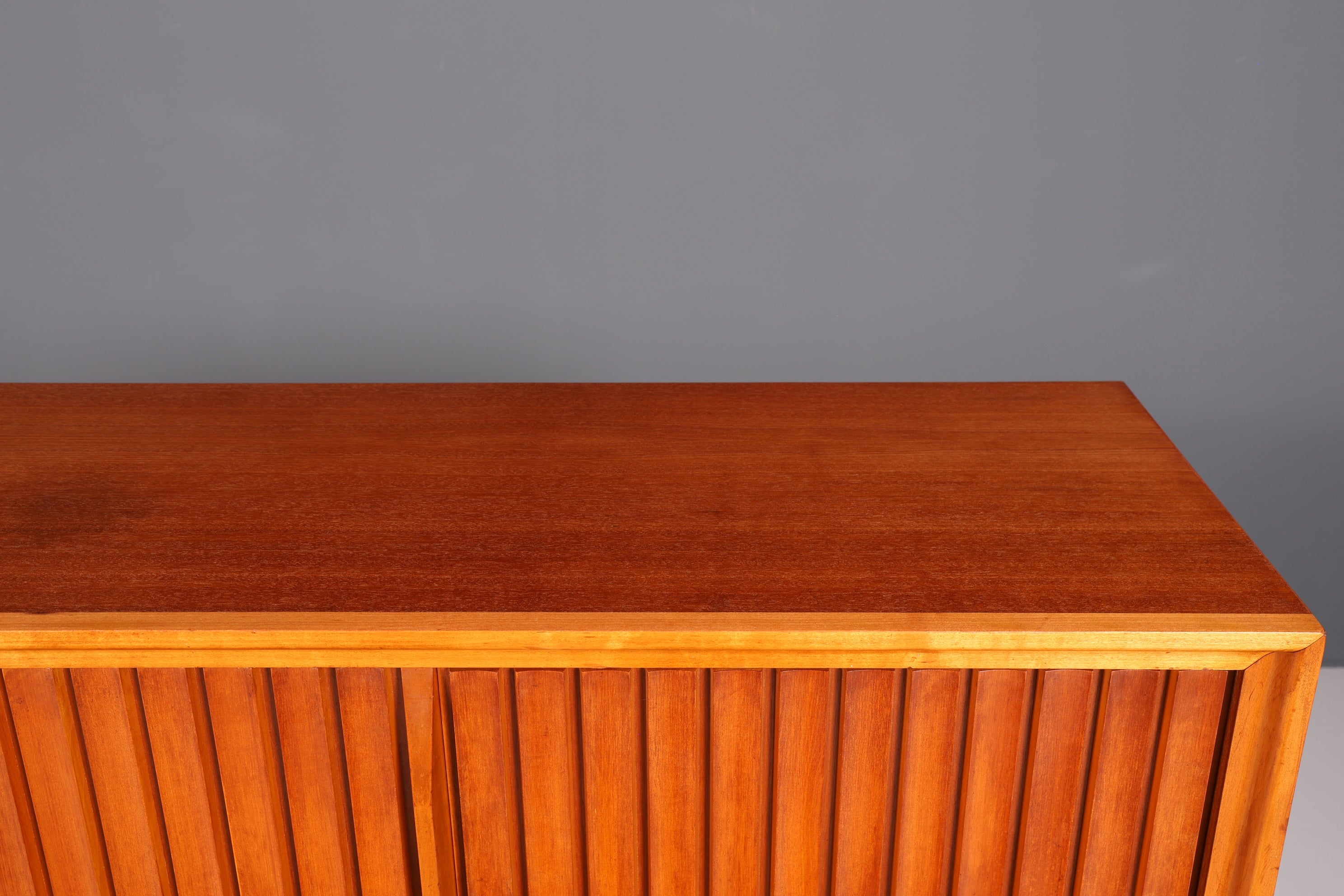 Impressive cabinet made by Leo Bub for Bub Wertmöbel, highboard, mid-century filing cabinet, linen cupboard