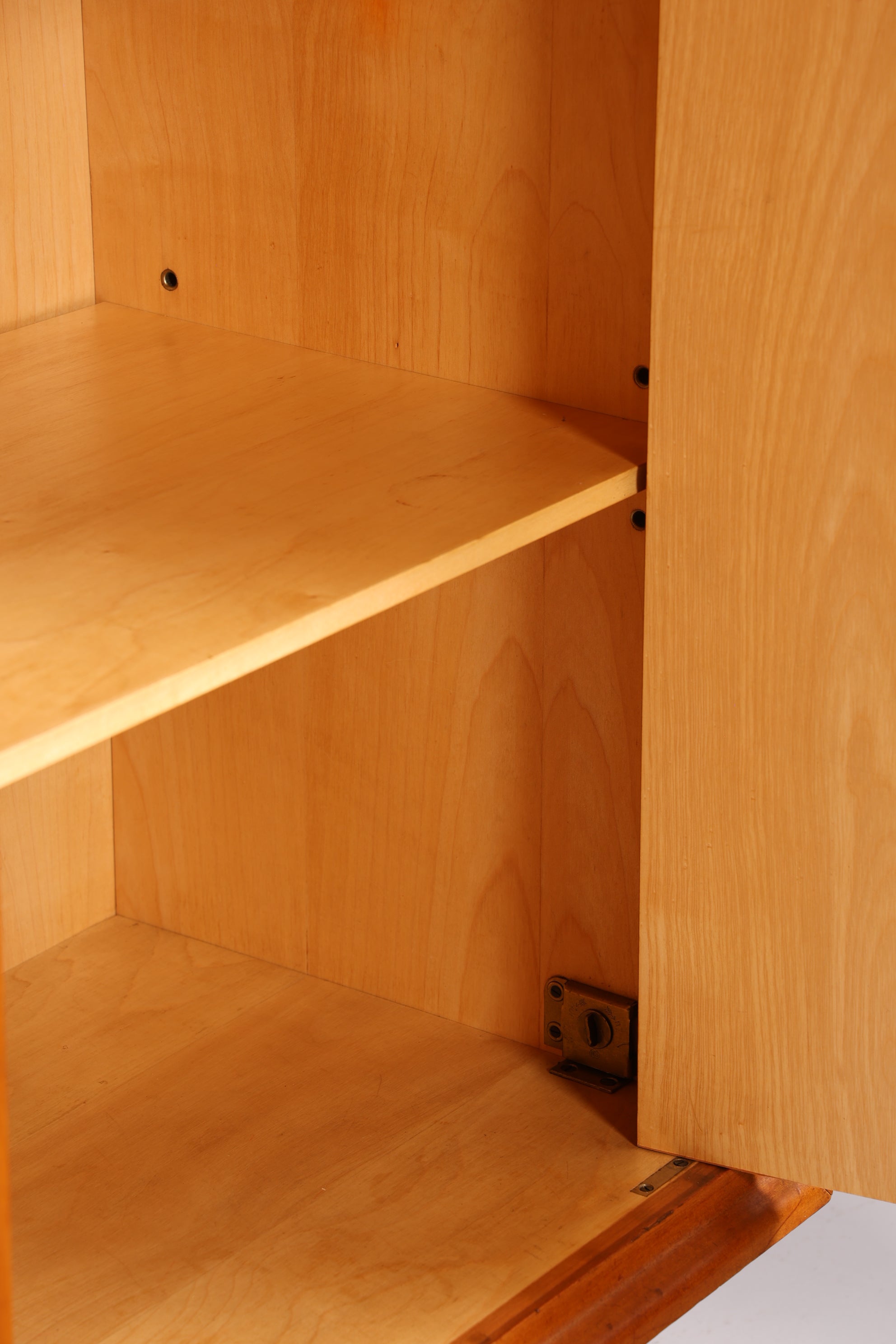 Impressive cabinet made by Leo Bub for Bub Wertmöbel, highboard, mid-century filing cabinet, linen cupboard